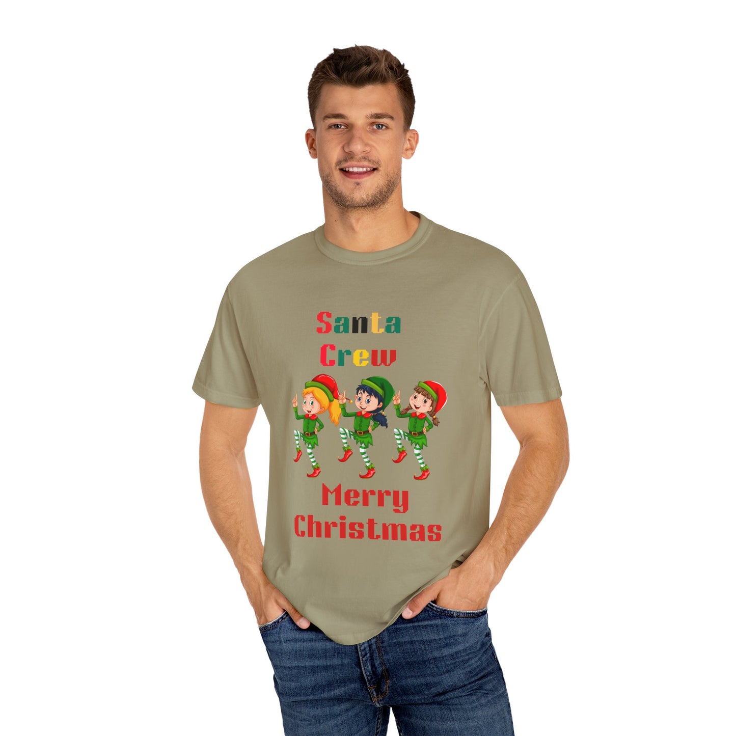 Christmas Elf T-Shirt, Fun Holiday Tee, Santa Crew Shirt, Cute Family Matching Tee, Festive Gift for Kids & Adults