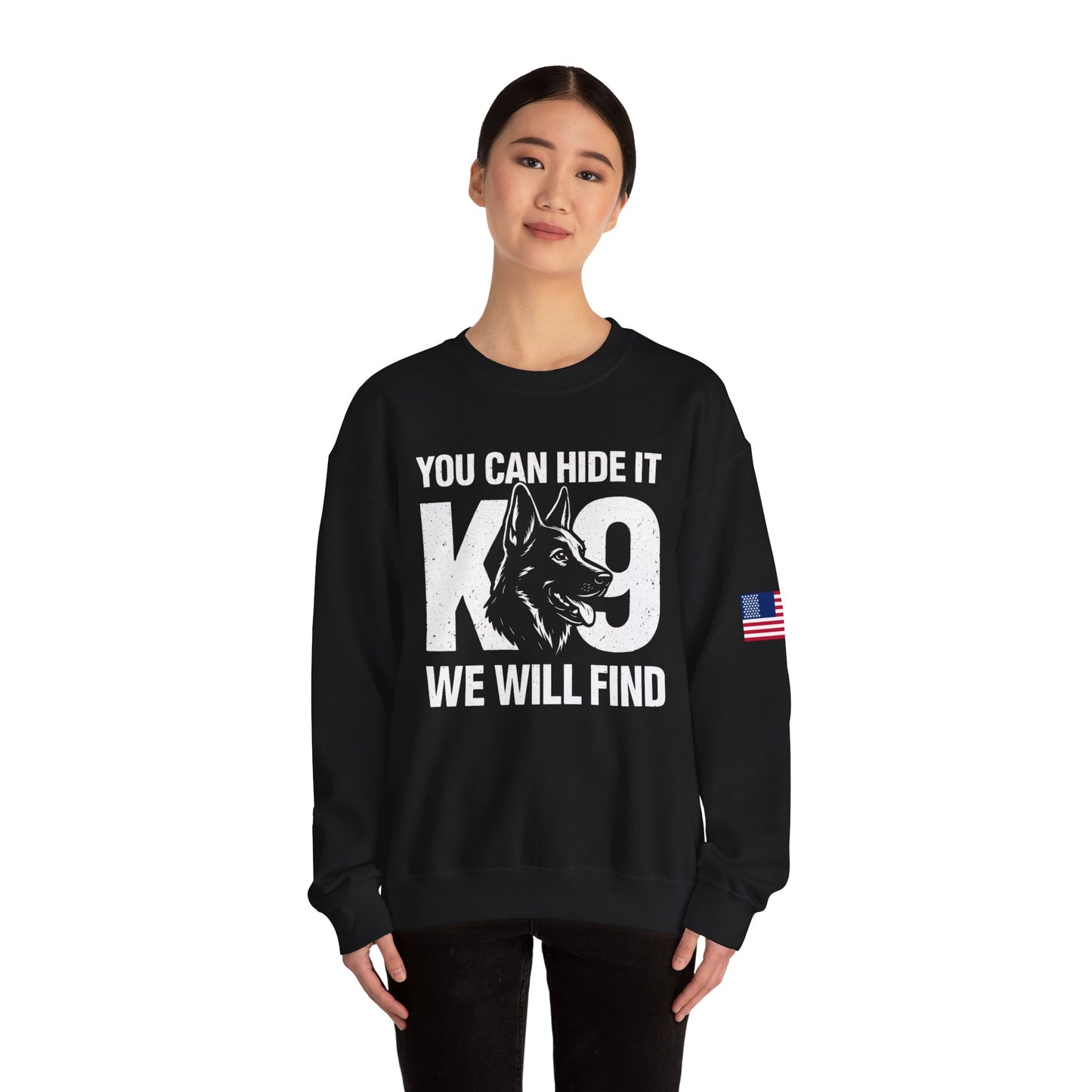K9 Police Sweatshirt, Cozy Dog Lover Crewneck, Perfect Gift for Dog Handlers