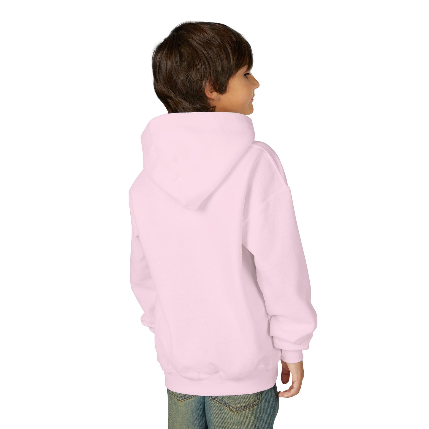 Youth Halloween Sweatshirt with Ghost and Pumpkins