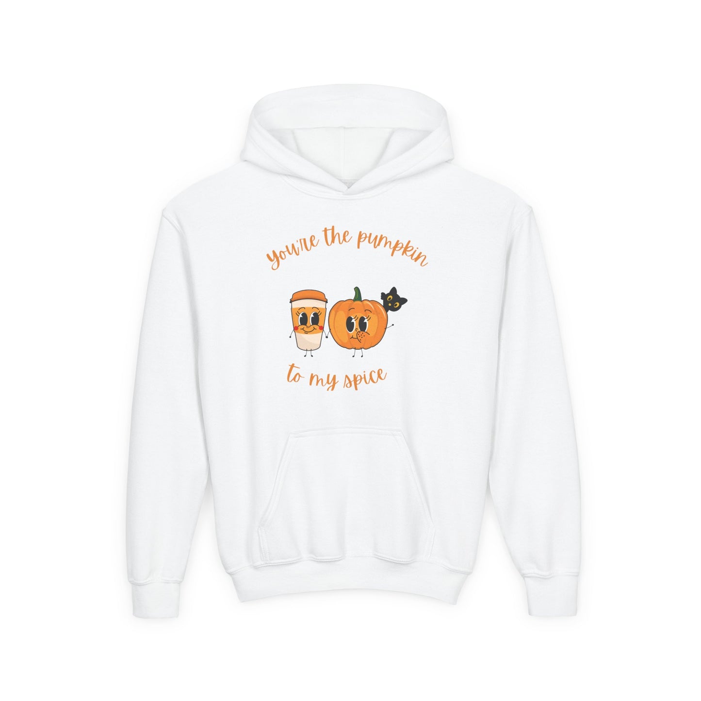 Cute Pumpkin Spice Youth Hoodie | Fall Sweatshirt