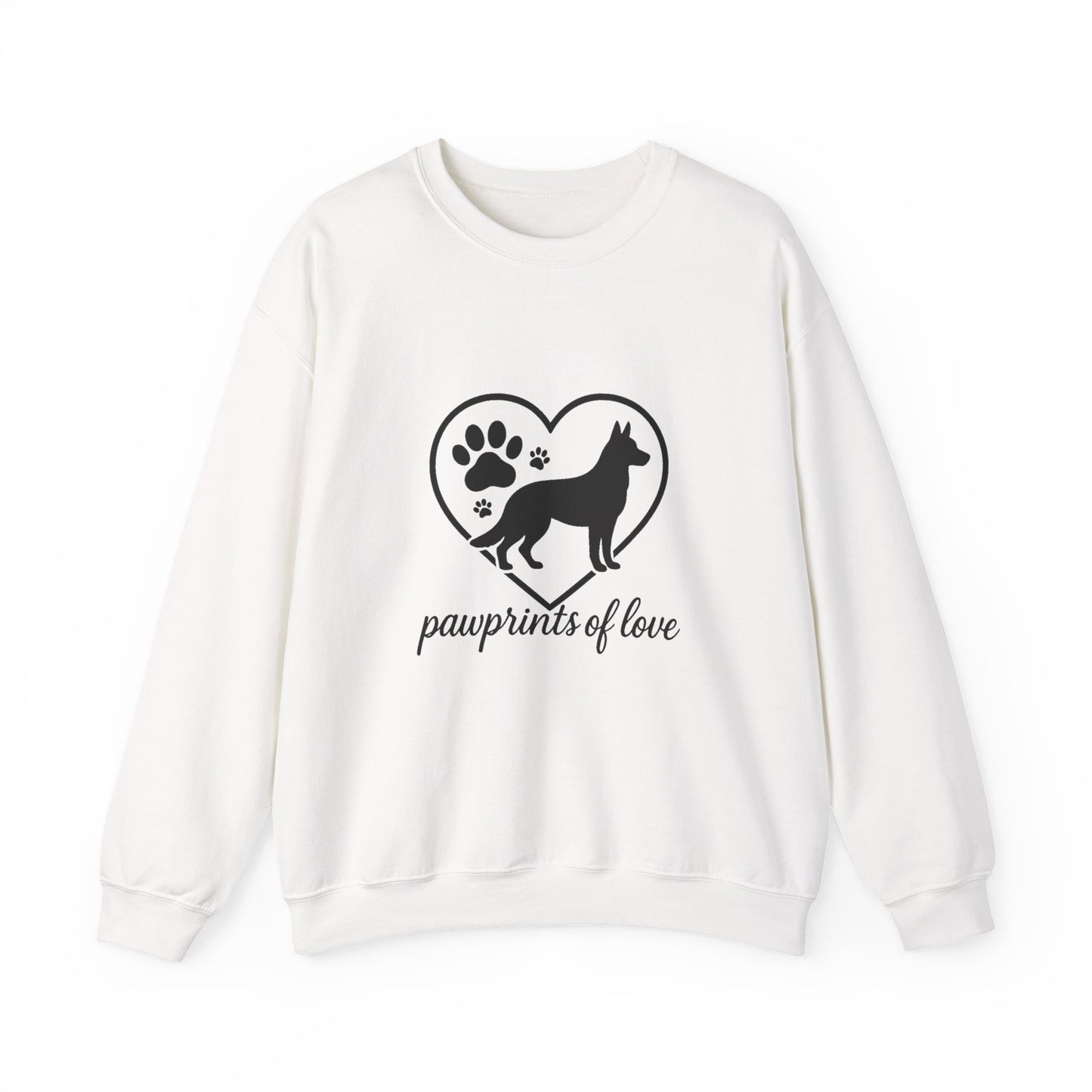 Pawprints of Love-Unisex Heavy Blend™ Crewneck Sweatshirt