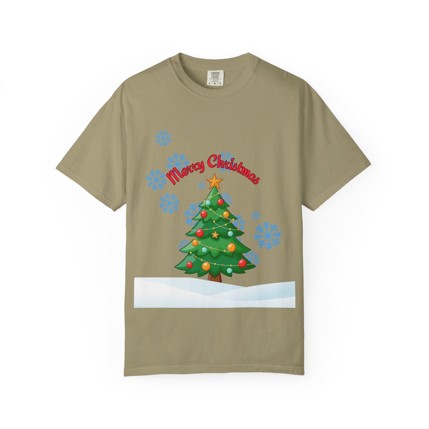 Christmas Tree T-Shirt, Cozy Holiday Tee,