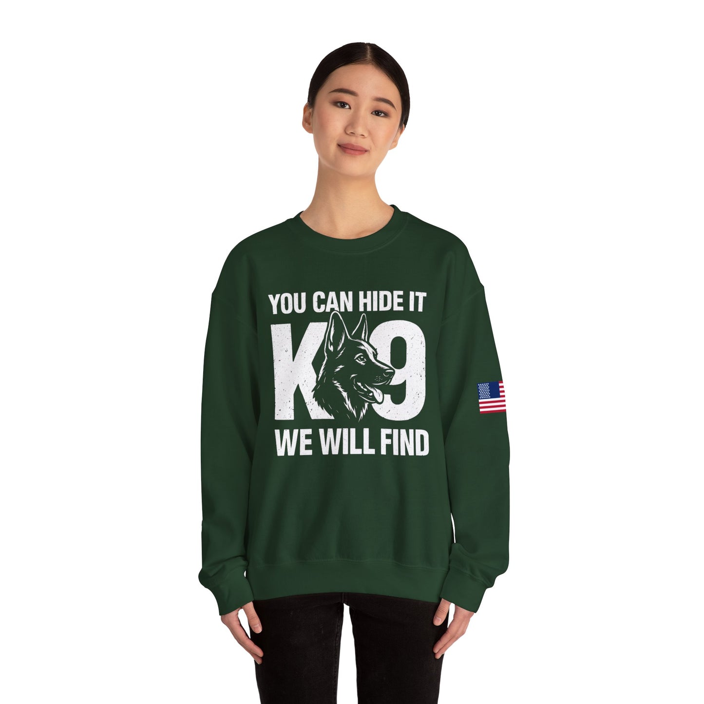 K9 Police Sweatshirt, Cozy Dog Lover Crewneck, Perfect Gift for Dog Handlers