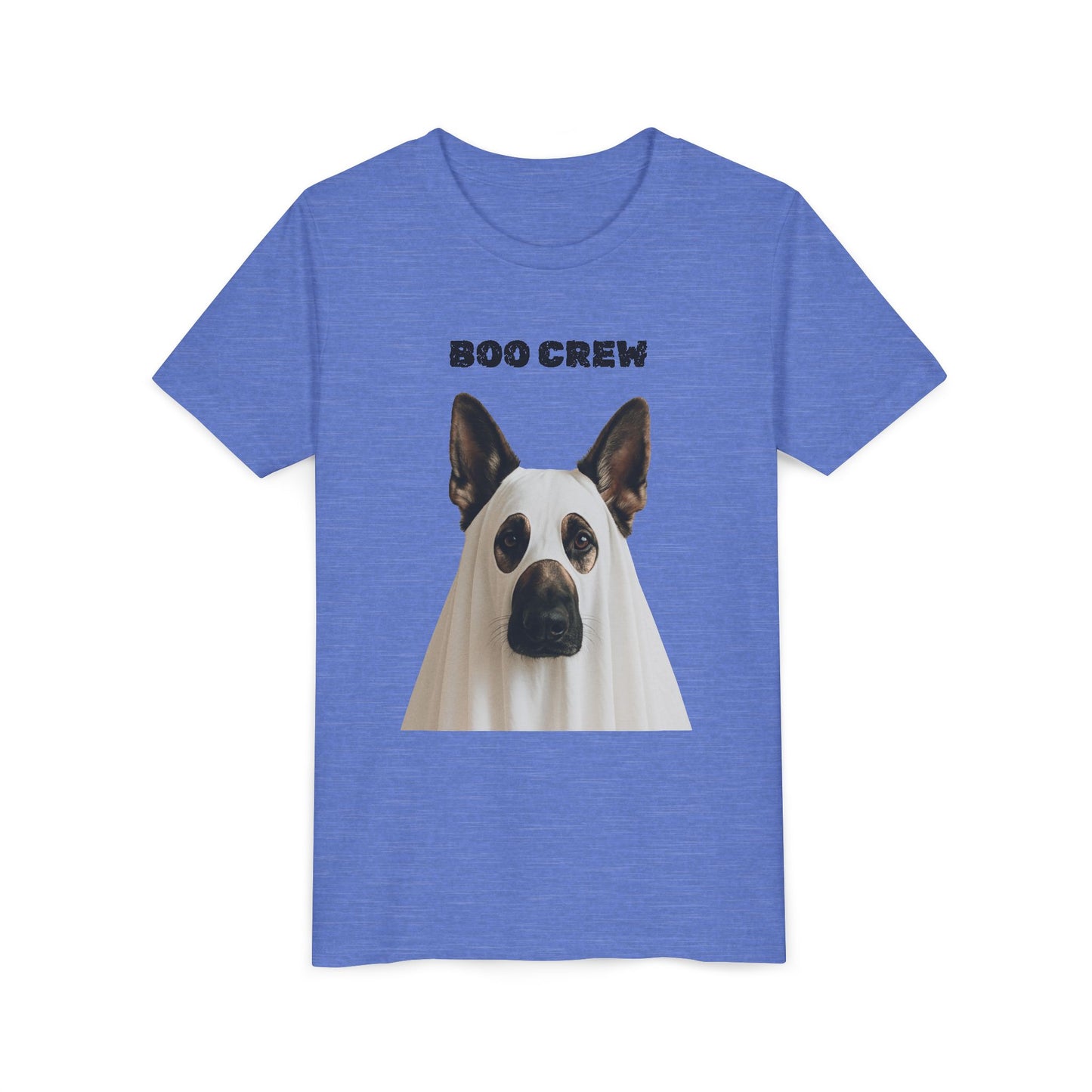 Boo Crew Youth German Shepard Tee, Fun Halloween Shirt