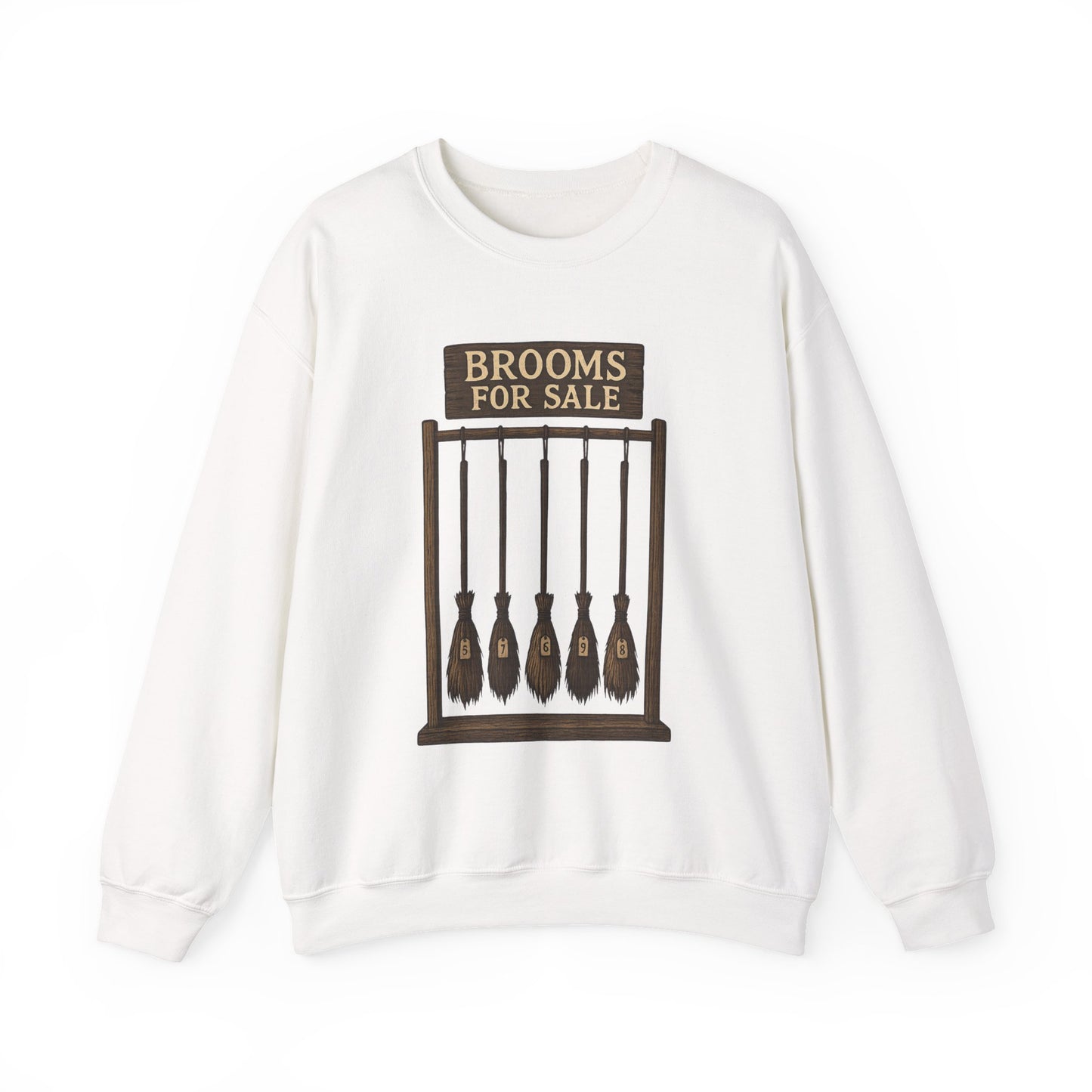 Happy Halloween-Brooms for Sale Sweatshirt