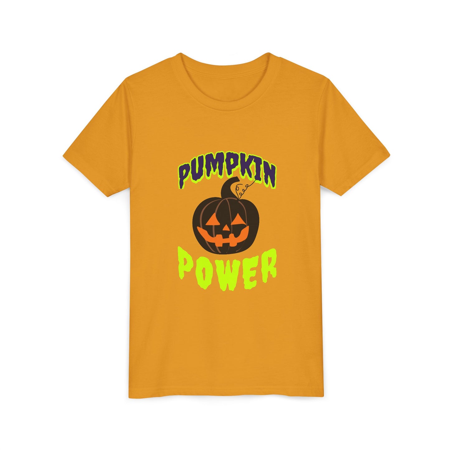 Pumpkin Power Youth Tee, Halloween Shirt