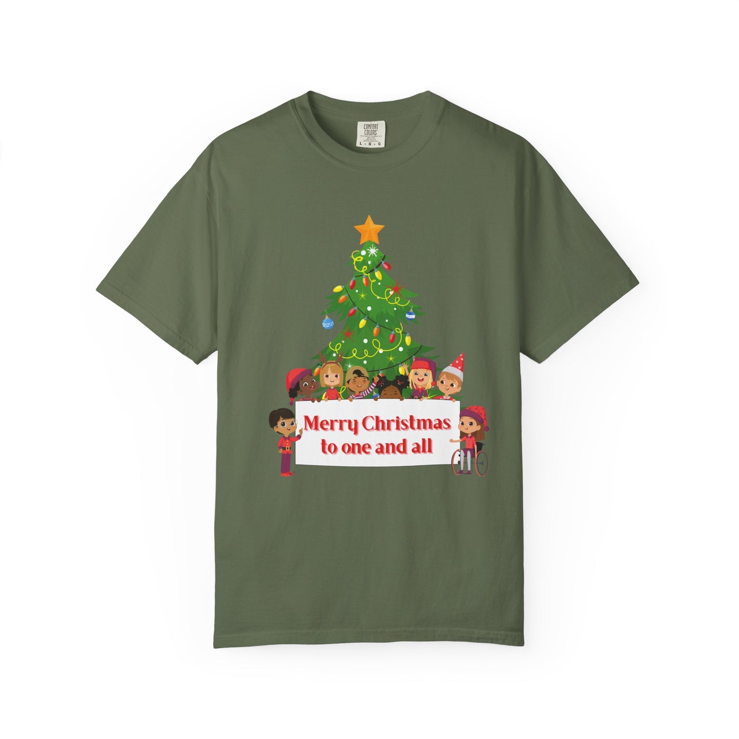 Merry Christmas Unisex T-Shirt, Holiday Tee, Cute Christmas Shirt, Family Gatherings, Festive Gift Idea