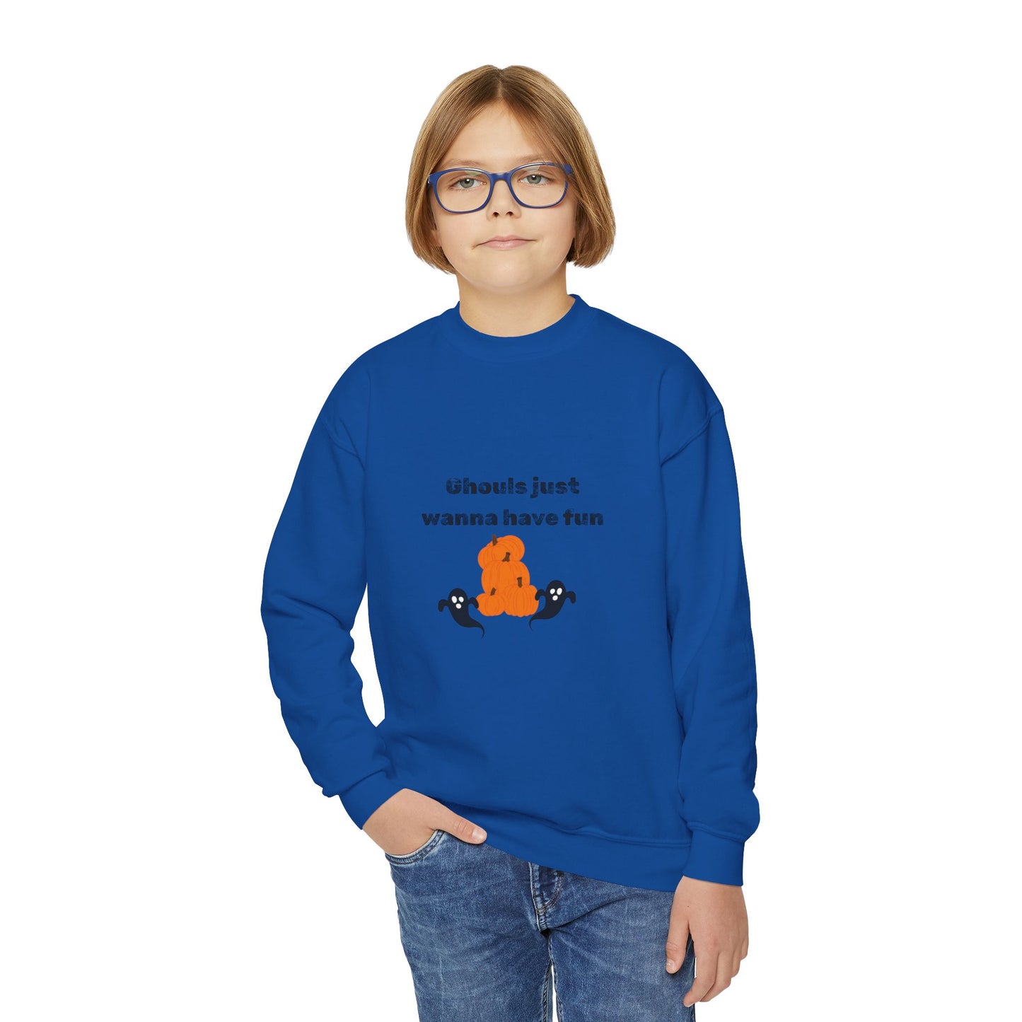 Ghouls Just Want to Have Fun Youth Crewneck Sweatshirt