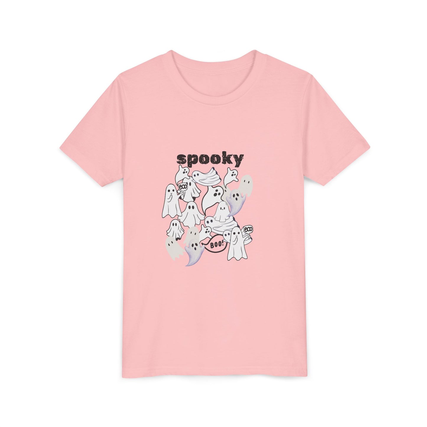 Spooky Ghost Youth Tee Halloween Shirt