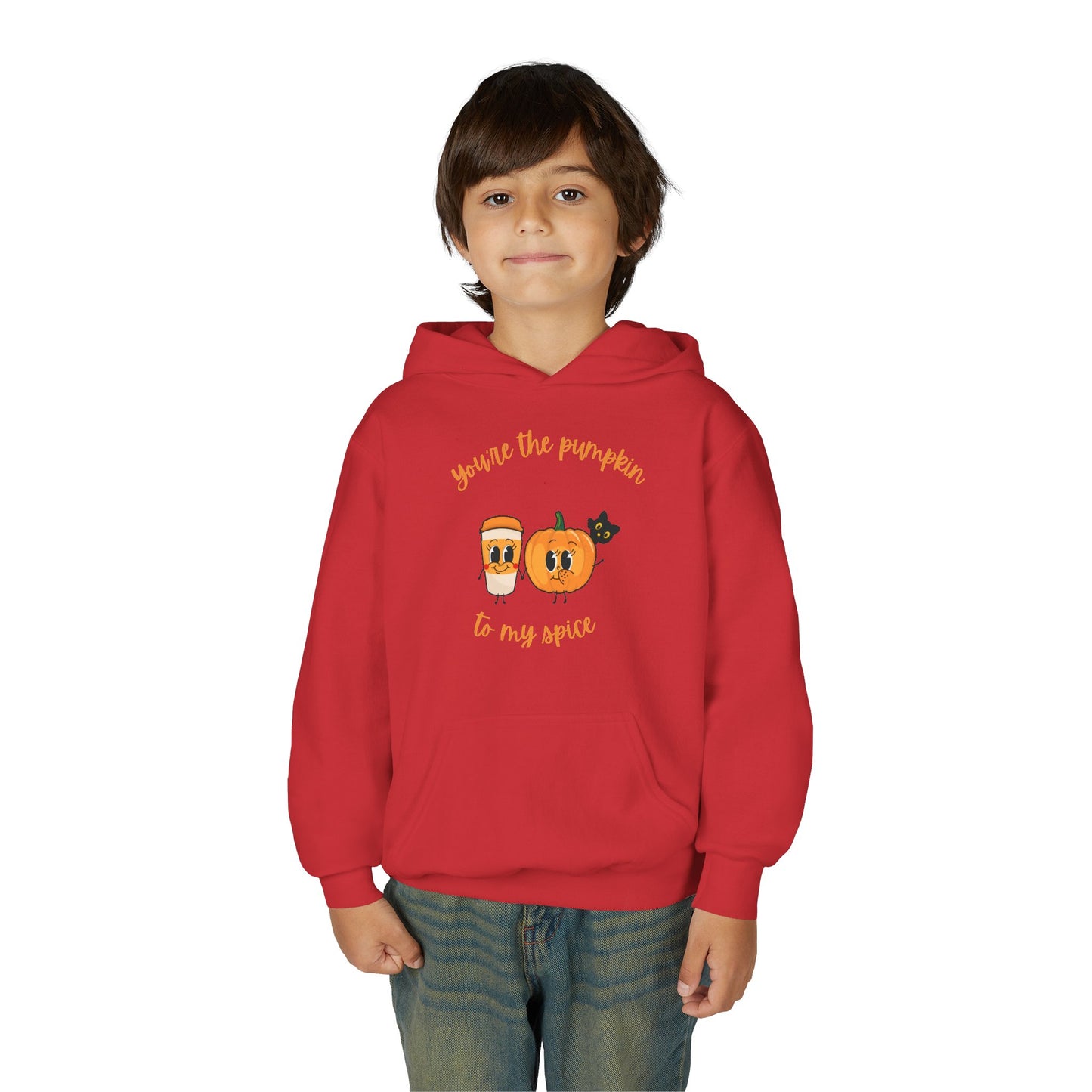 Cute Pumpkin Spice Youth Hoodie | Fall Sweatshirt