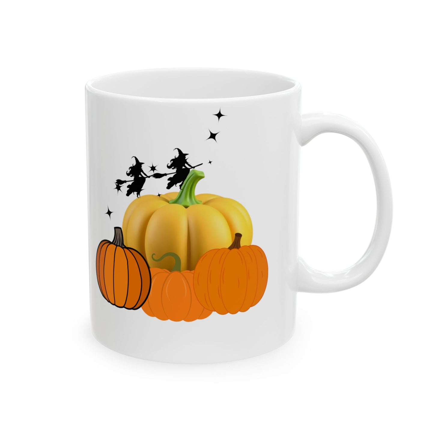 Autumn Halloween Pumpkin Ceramic Mug