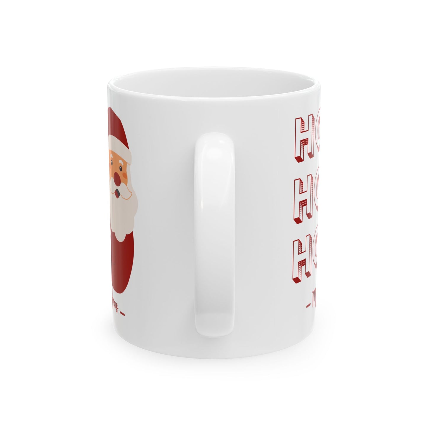 Festive Santa Ceramic Mug | Holiday Gift, Christmas Decor, Cozy Winter Vibes,