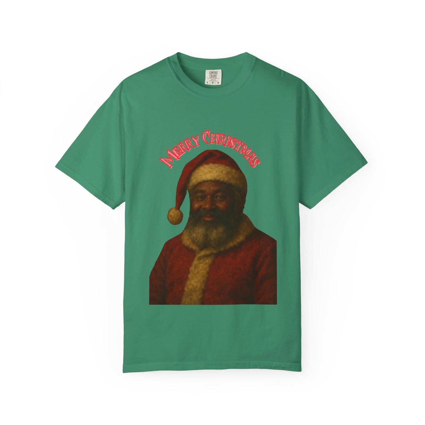 Merry Christmas Vintage Santa T-shirt, Unisex Holiday Tee, Festive Gift, Christmas Apparel, Cool Casual Wear, Seasonal Celebration Shirt