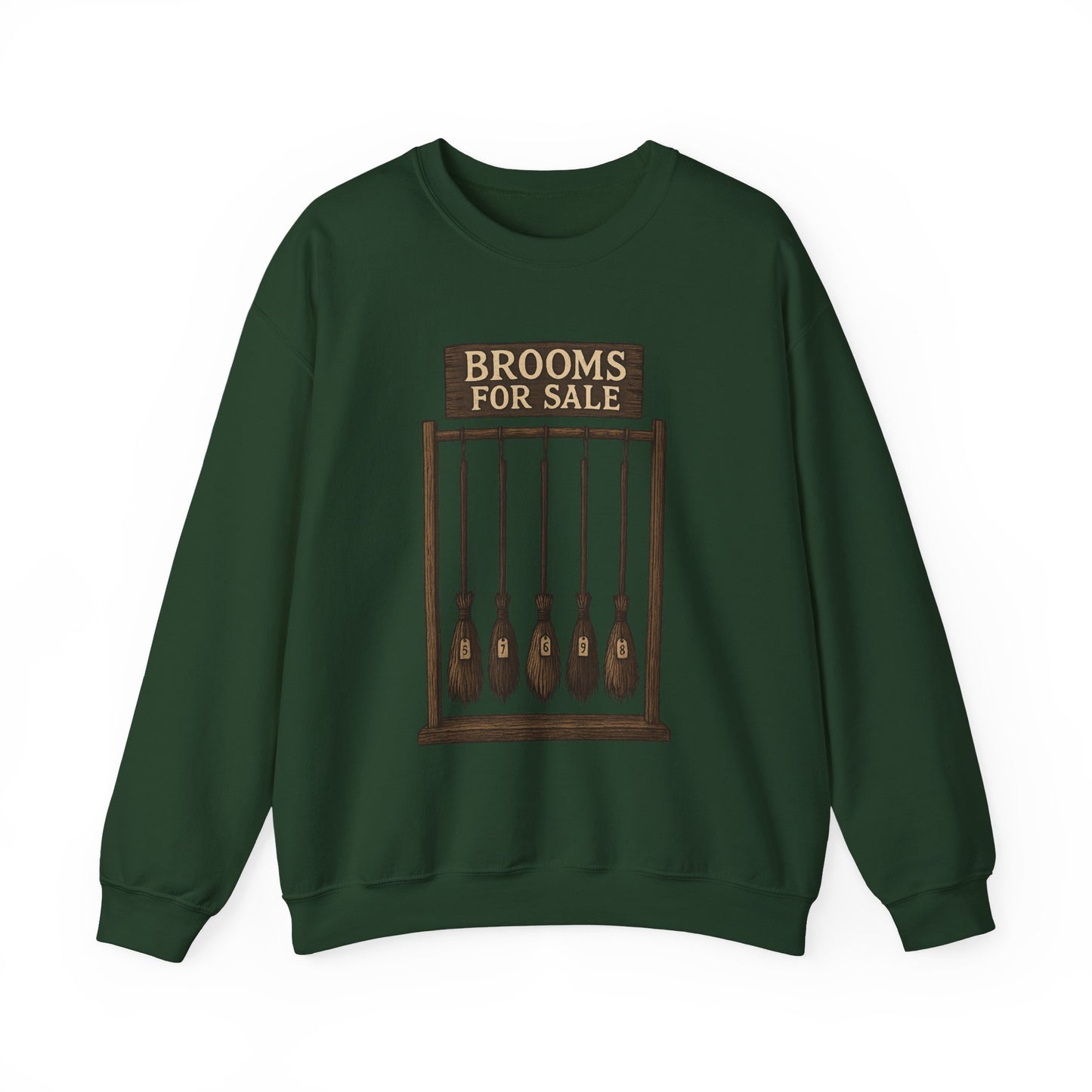 Happy Halloween-Brooms for Sale Sweatshirt