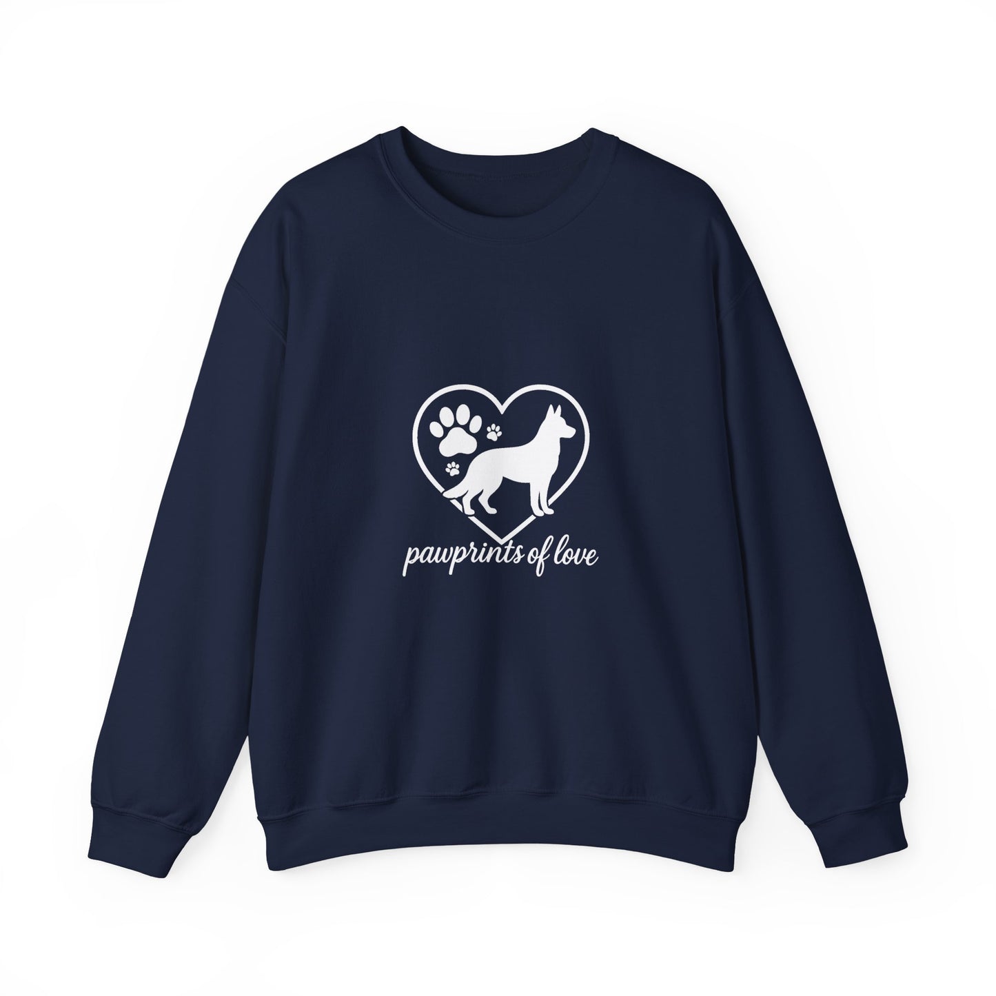 More Pawprints of Love-Cozy Unisex Crewneck Sweatshirt - Perfect for Fall, Gift for Him/Her, Casual Wear