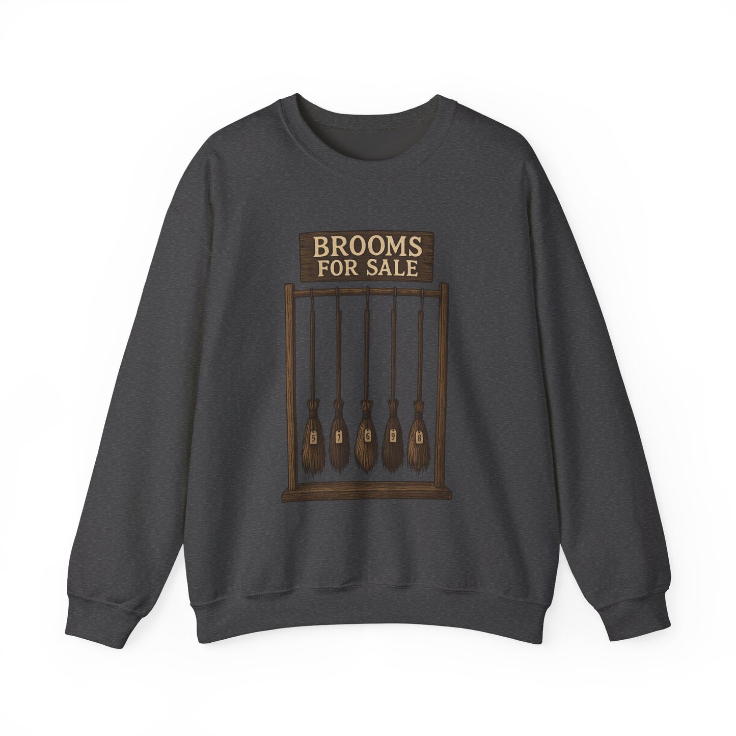 Happy Halloween-Brooms for Sale Sweatshirt