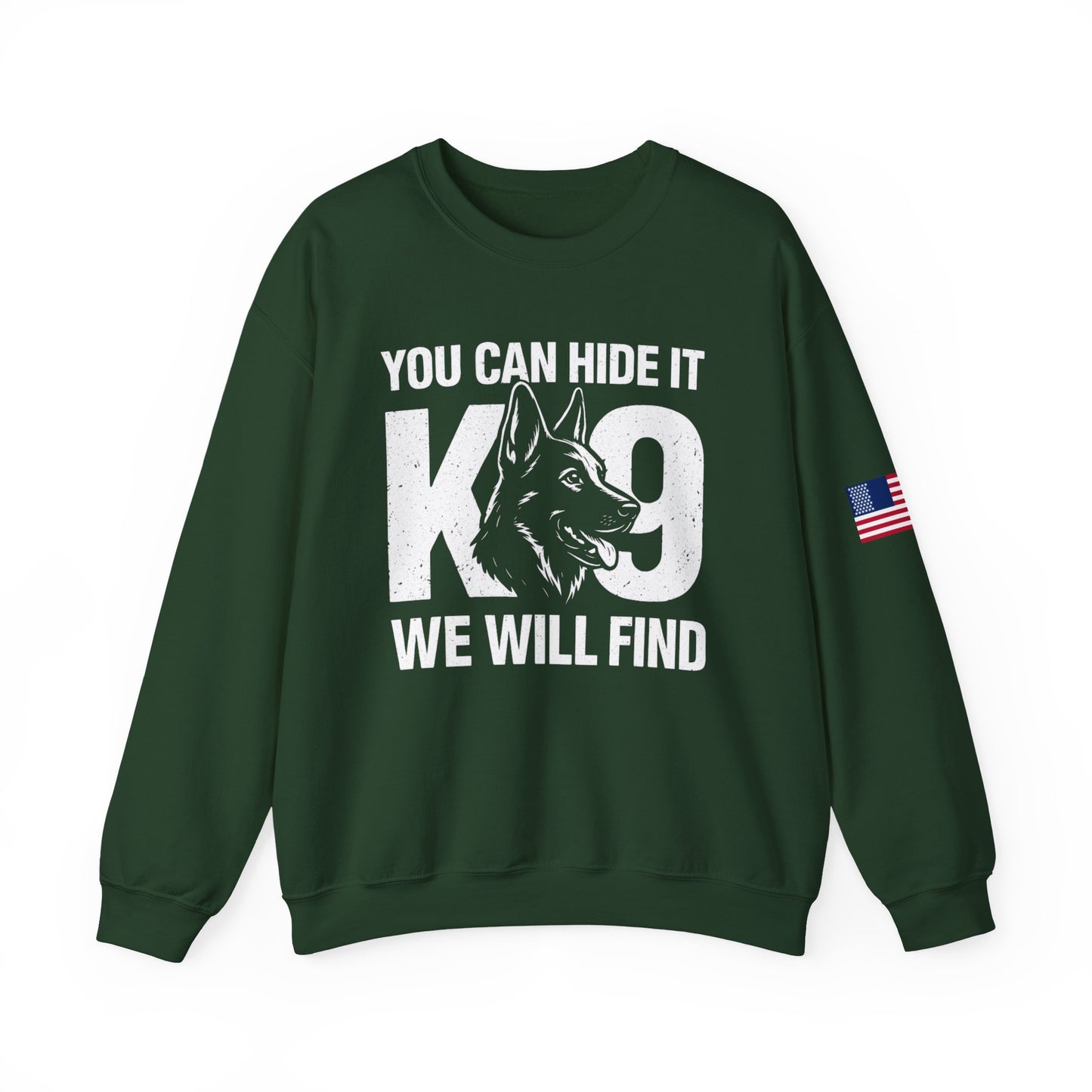 K9 Police Sweatshirt, Cozy Dog Lover Crewneck, Perfect Gift for Dog Handlers