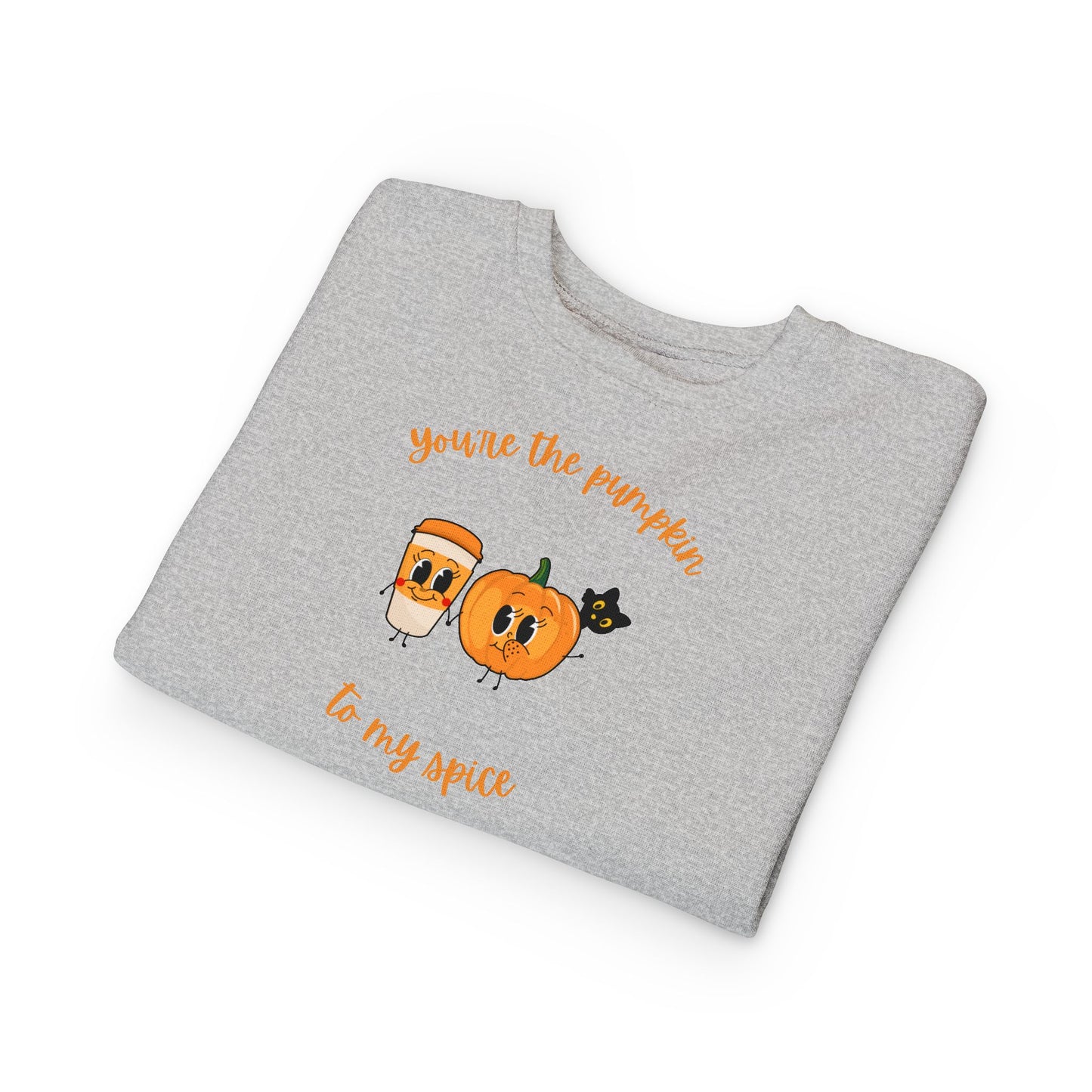 Adorable Pumpkin-Themed Toddler Sweatshirt, Cute Fall Apparel, Halloween Gift, Autumn Outfit, Toddler Clothing