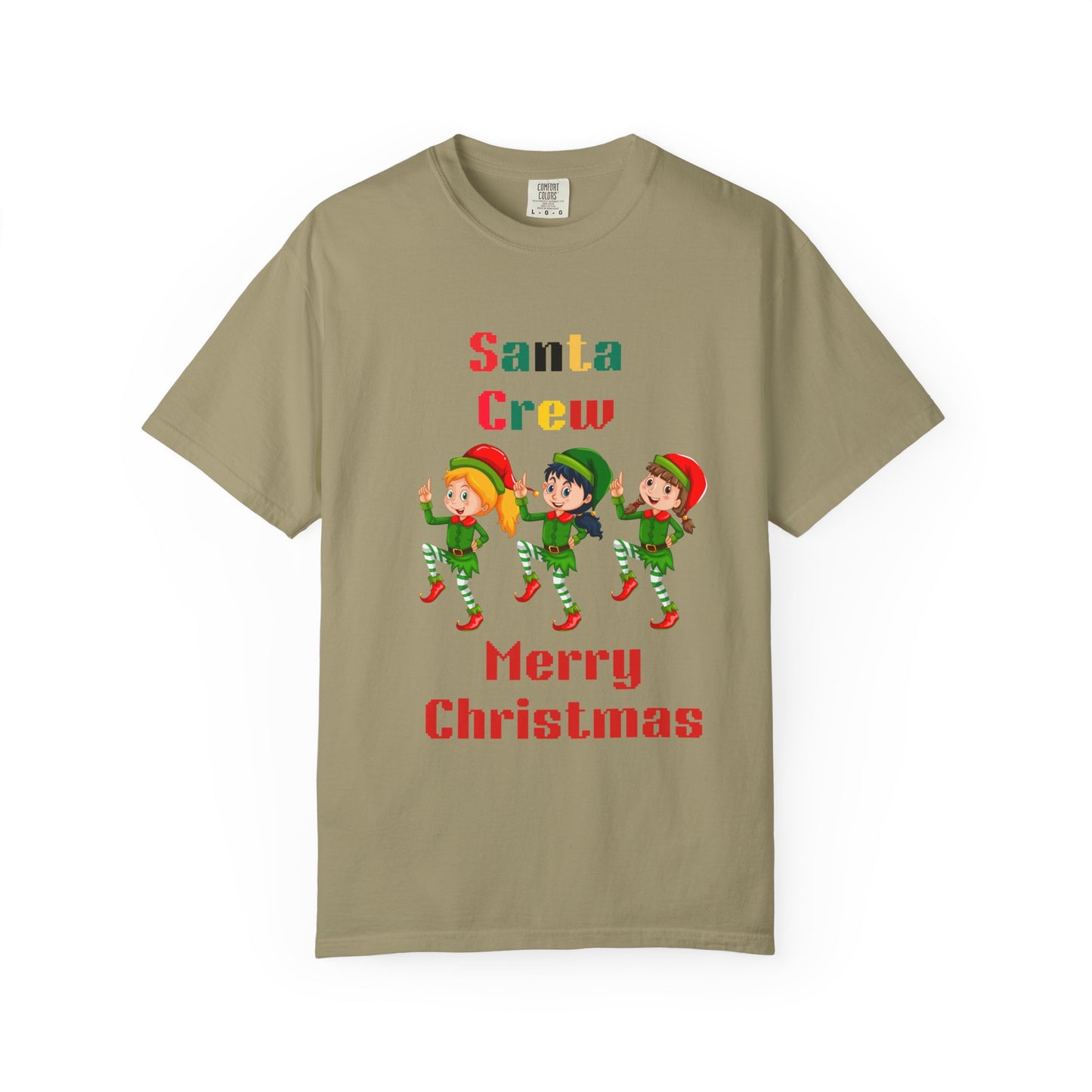 Christmas Elf T-Shirt, Fun Holiday Tee, Santa Crew Shirt, Cute Family Matching Tee, Festive Gift for Kids & Adults