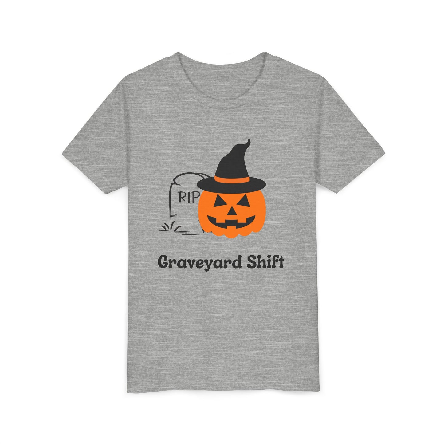 Kids Halloween Tee Graveyard Shift