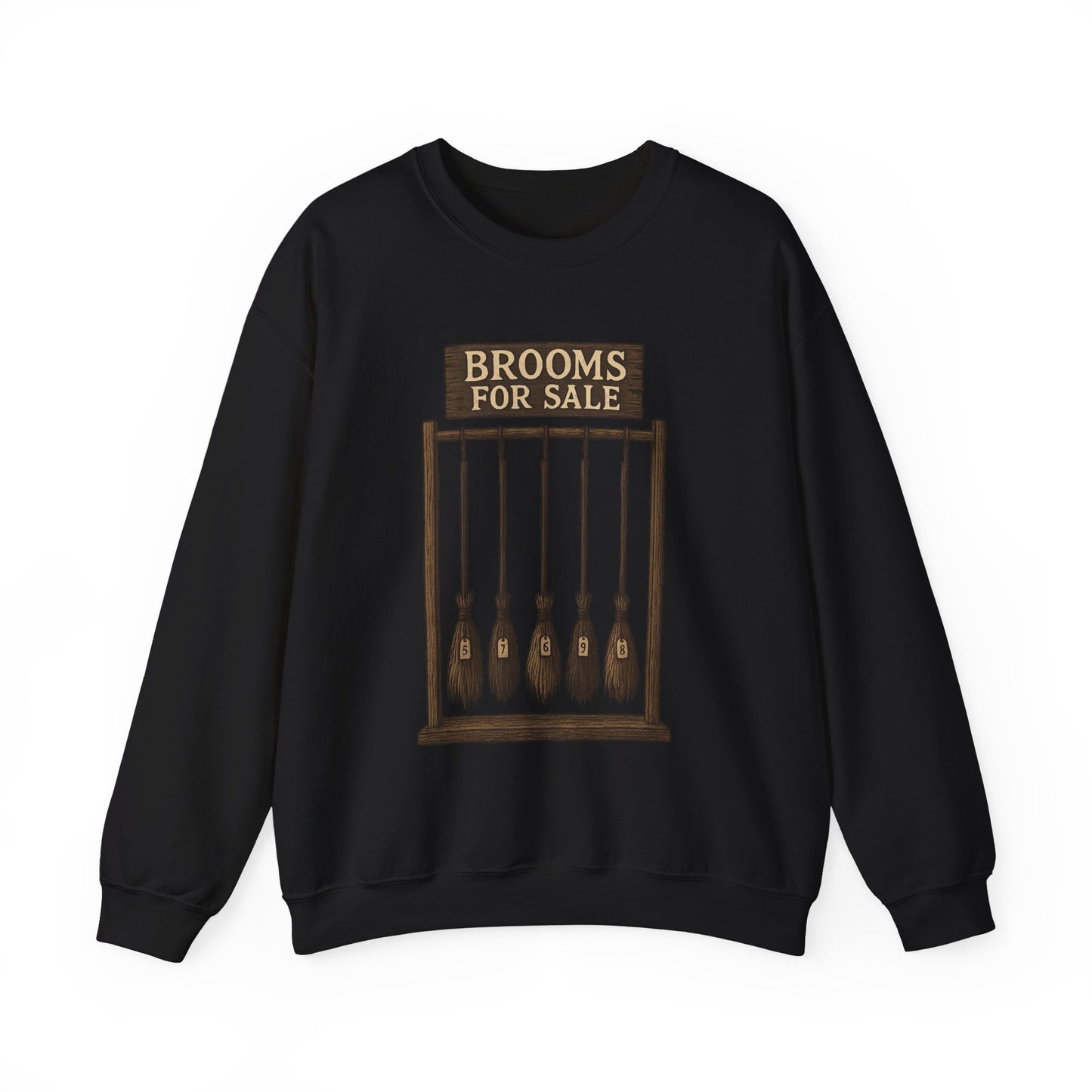 Happy Halloween-Brooms for Sale Sweatshirt