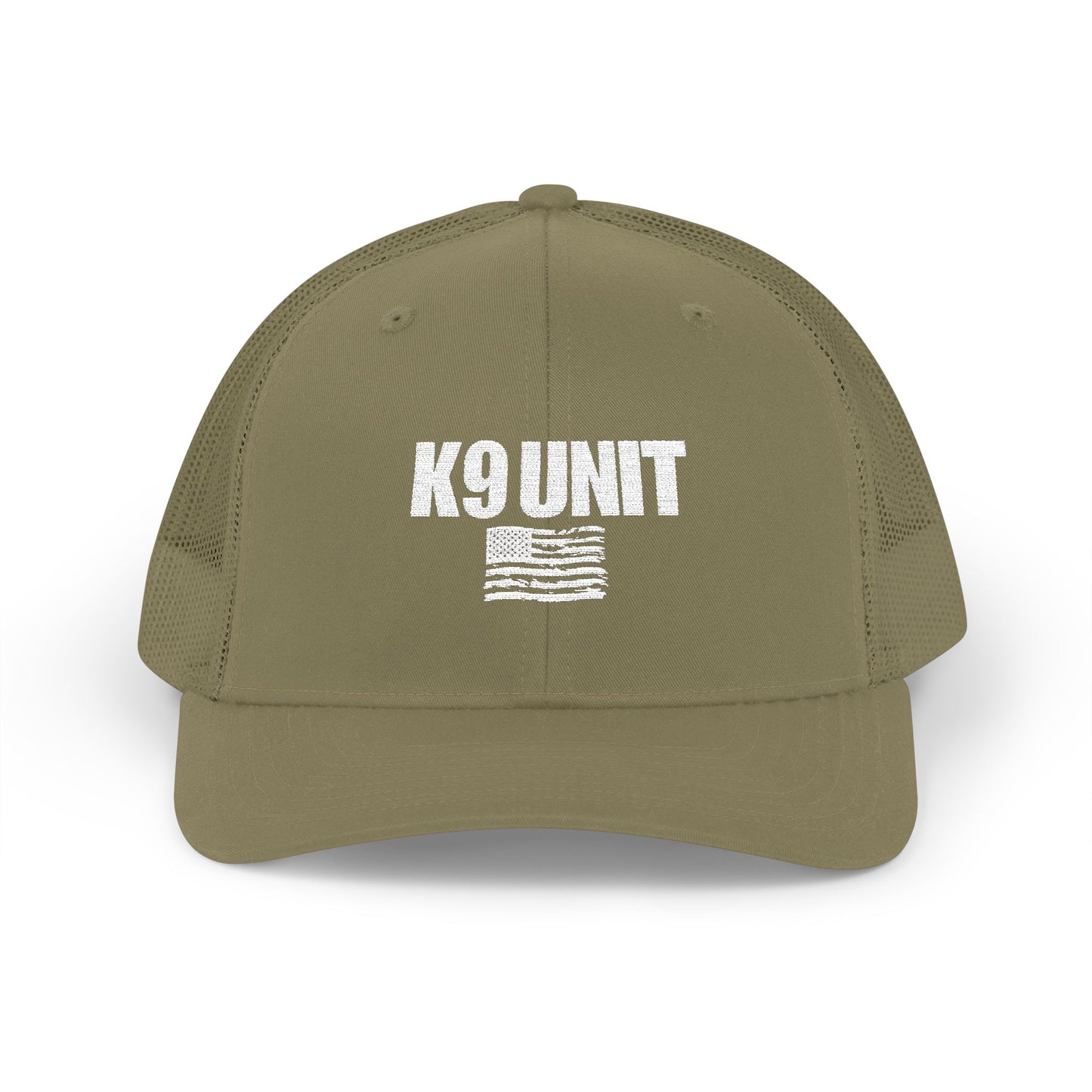 Embroidered K9 Law Enforcement Snapback Trucker Cap