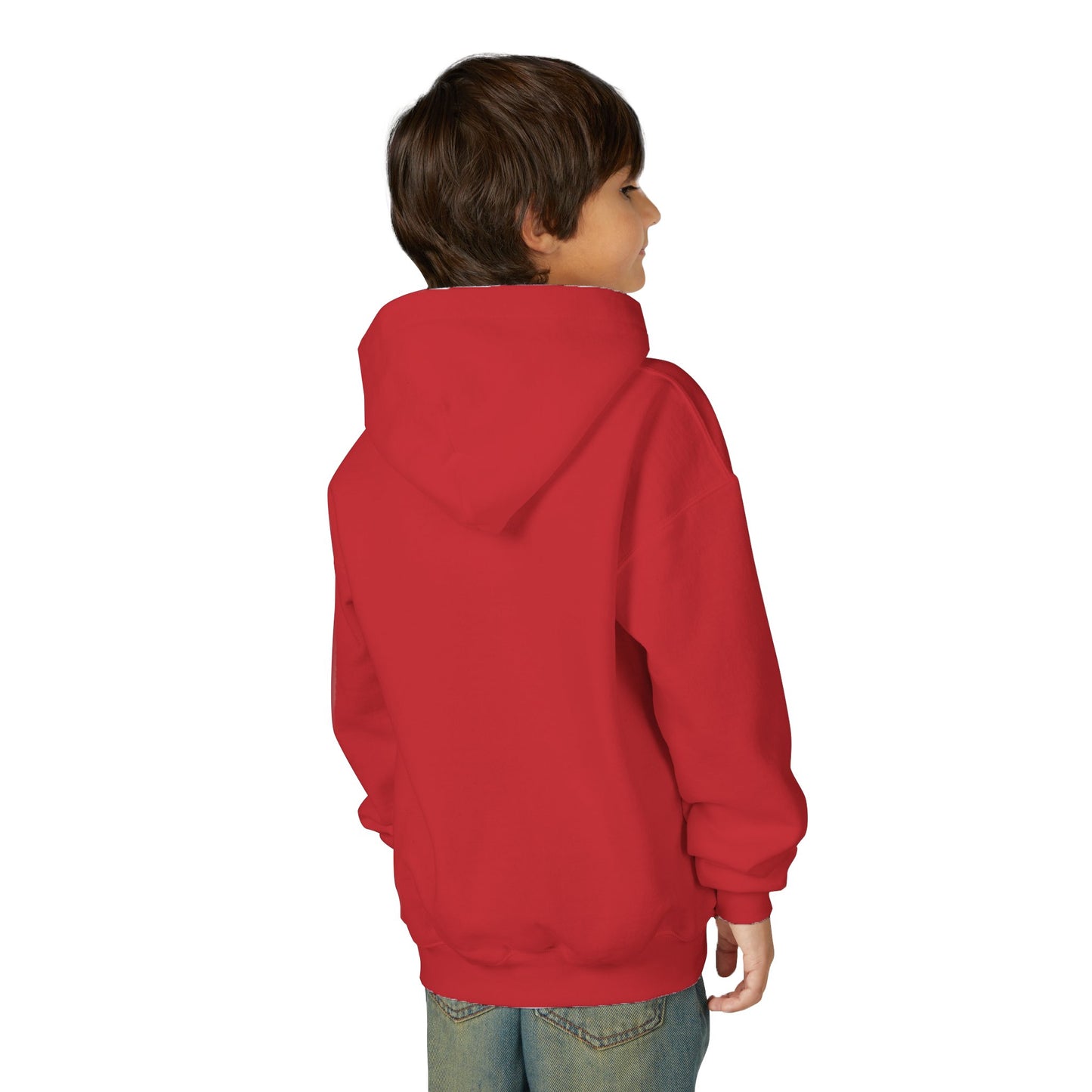 Youth Halloween Sweatshirt with Ghost and Pumpkins