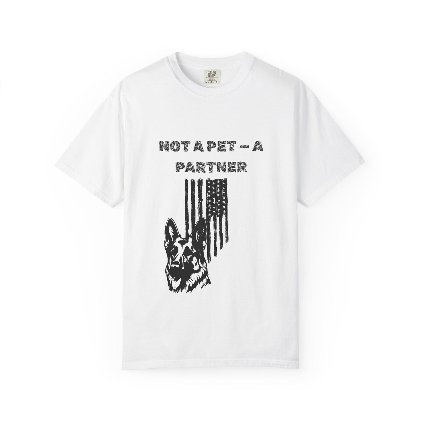 K9 Partner Unisex T-shirt - Garment-Dyed Tee for Dog Lovers