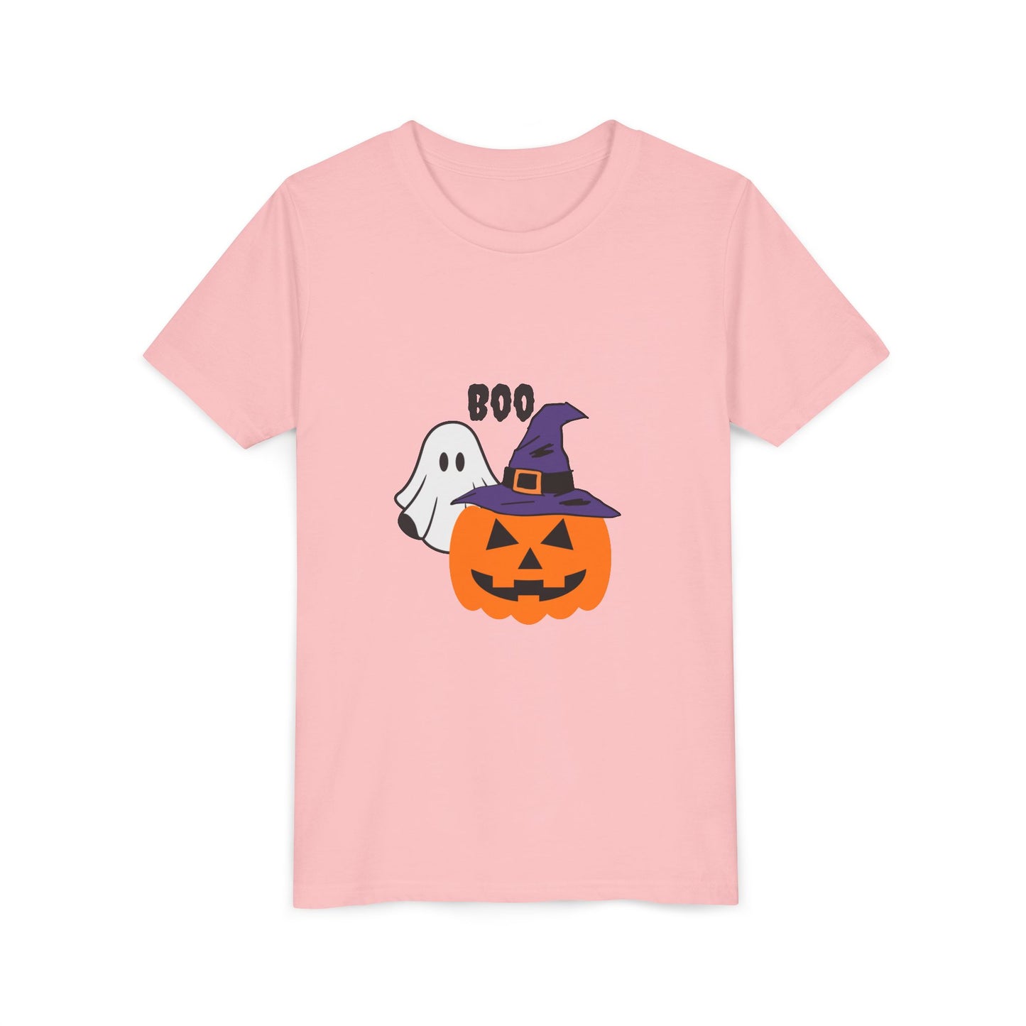 Halloween Ghost & Pumpkin Youth Tee