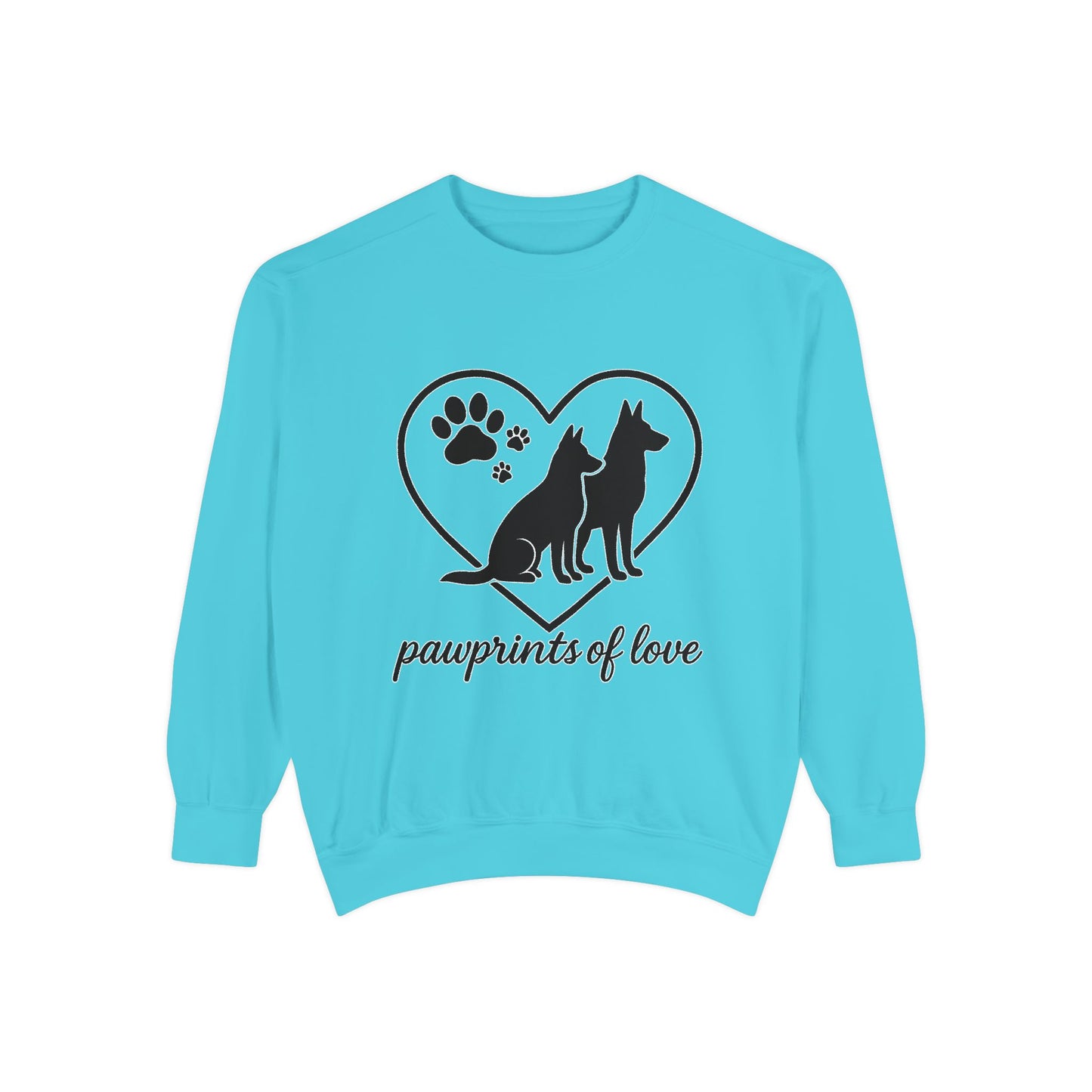 Paws of Love Unisex Garment-Dyed Sweatshirt