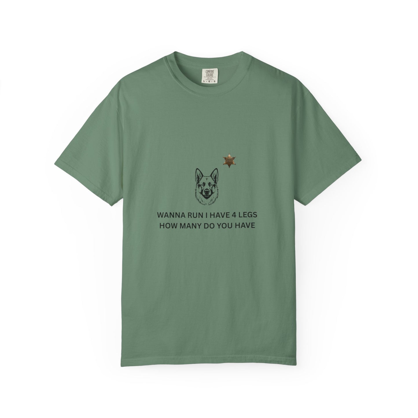 Dog Lover Unisex Garment-Dyed T-shirt - German Shepard Service Dog