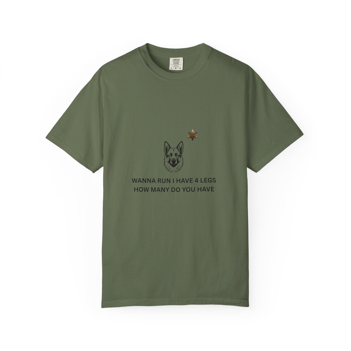 Dog Lover Unisex Garment-Dyed T-shirt - German Shepard Service Dog