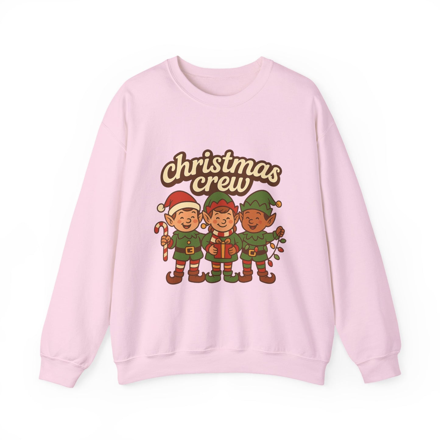 The crew of Christmas elves Unisex Heavy Blend™ Crewneck Sweatshirt