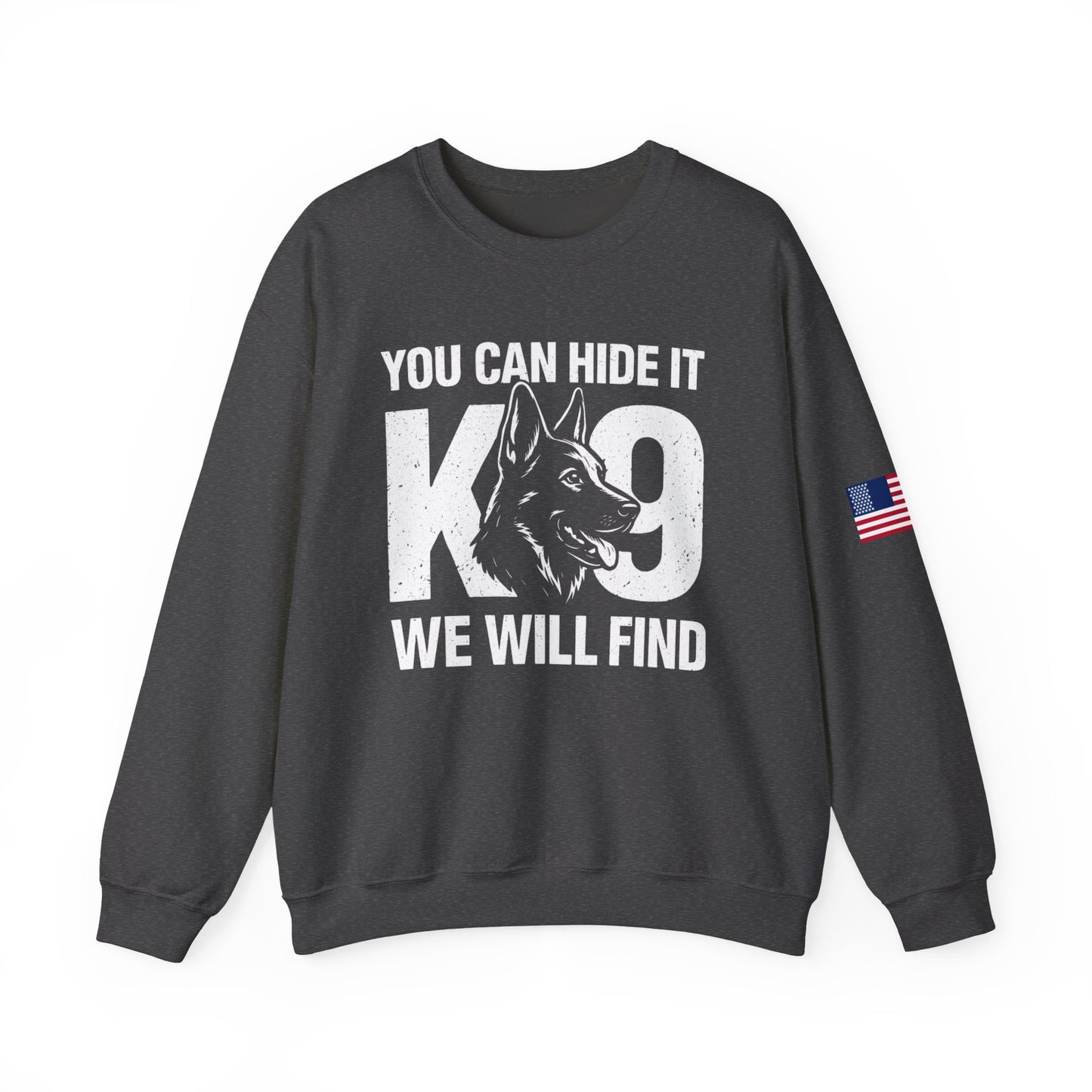 K9 Police Sweatshirt, Cozy Dog Lover Crewneck, Perfect Gift for Dog Handlers