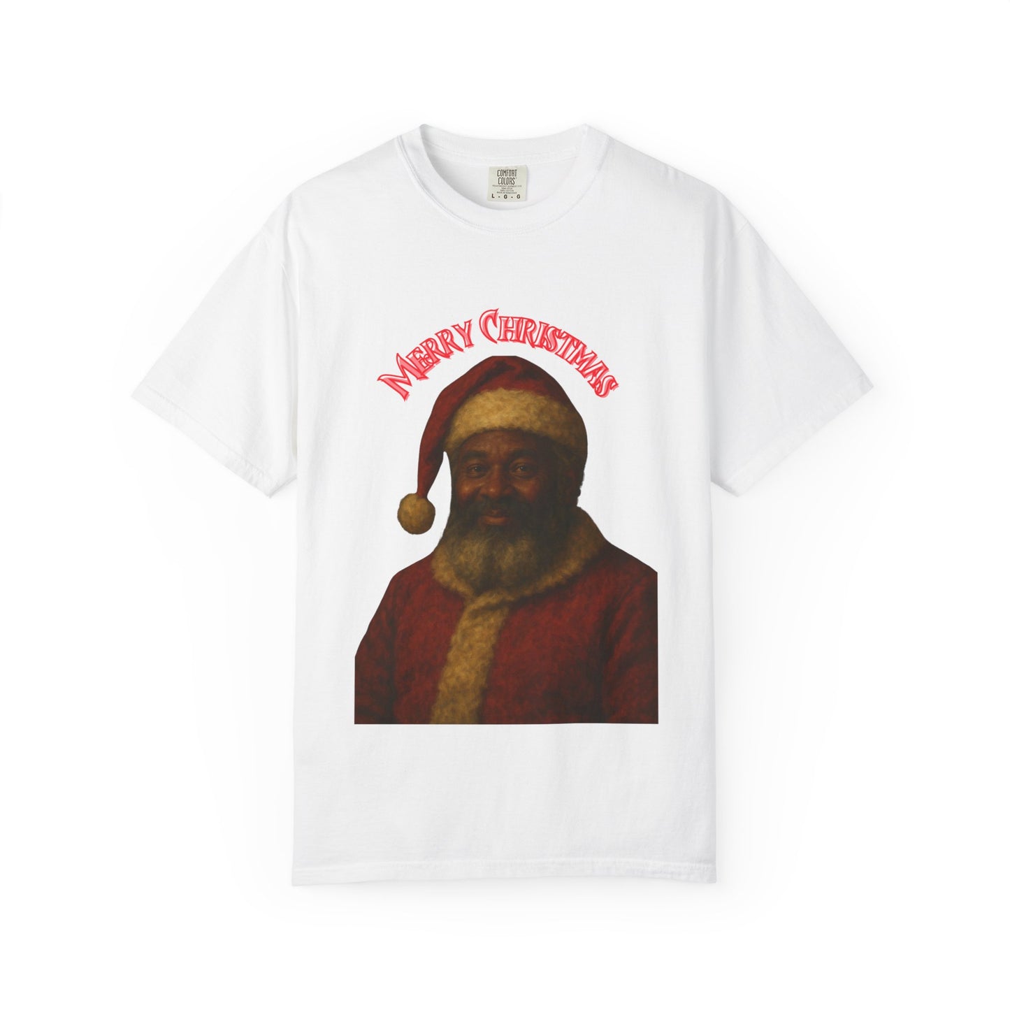 Merry Christmas Vintage Santa T-shirt, Unisex Holiday Tee, Festive Gift, Christmas Apparel, Cool Casual Wear, Seasonal Celebration Shirt