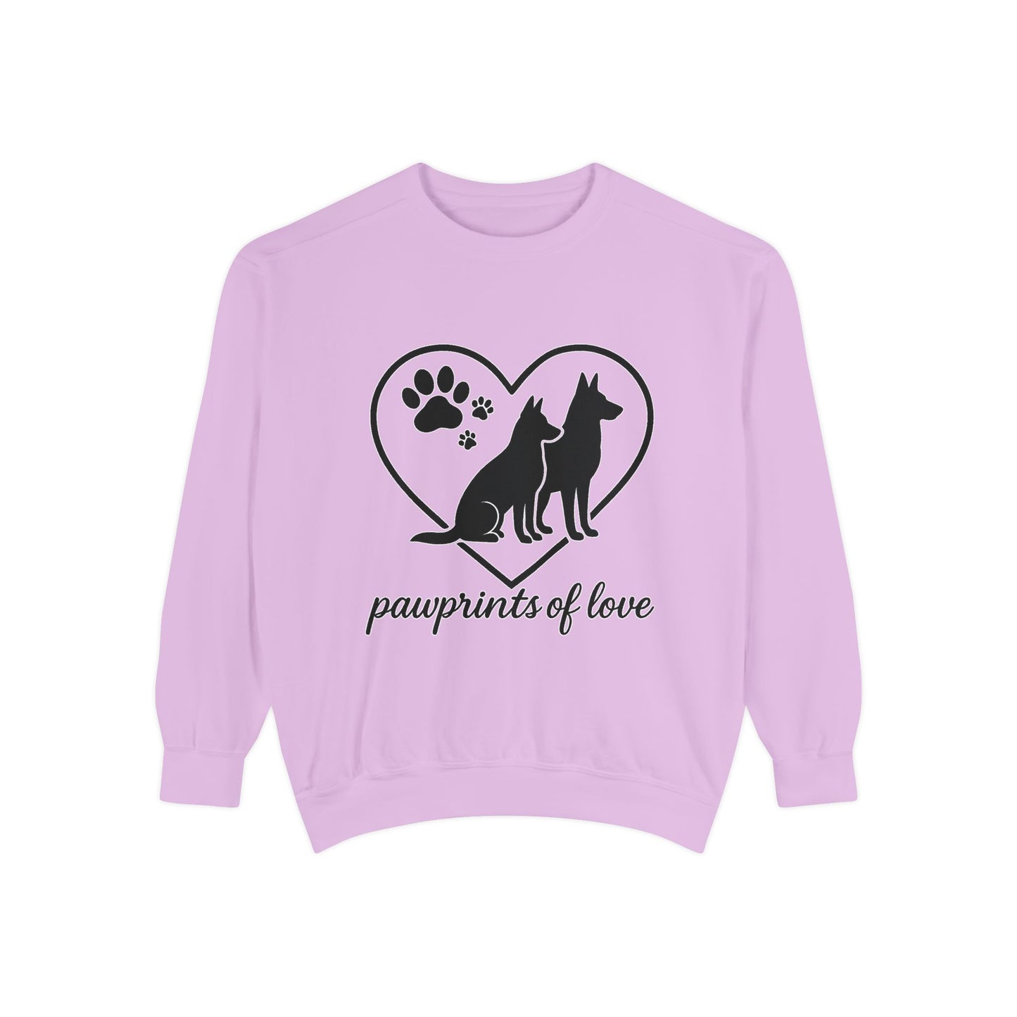Paws of Love Unisex Garment-Dyed Sweatshirt