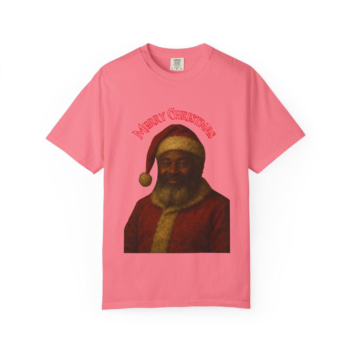 Merry Christmas Vintage Santa T-shirt, Unisex Holiday Tee, Festive Gift, Christmas Apparel, Cool Casual Wear, Seasonal Celebration Shirt
