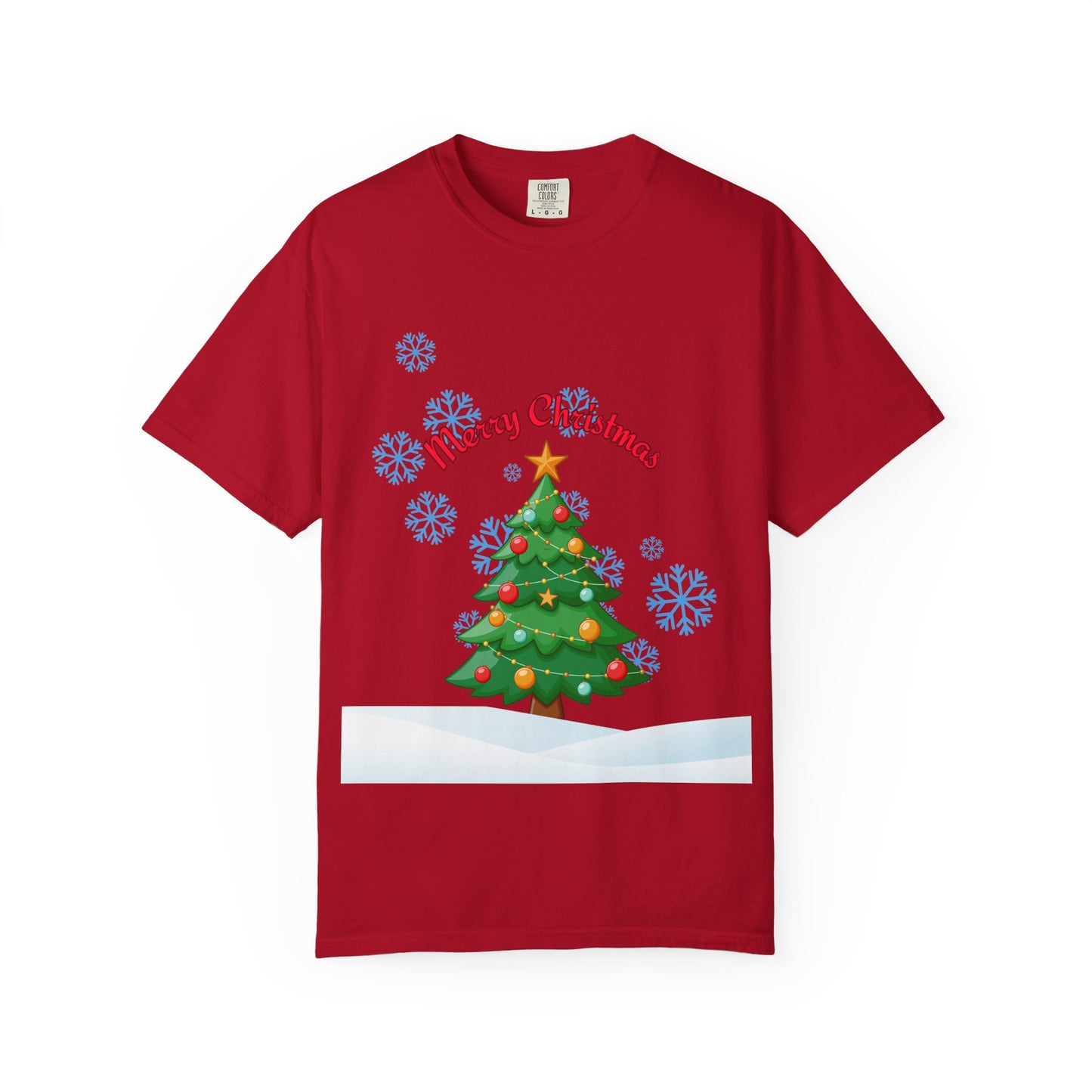 Christmas Tree T-Shirt, Cozy Holiday Tee,