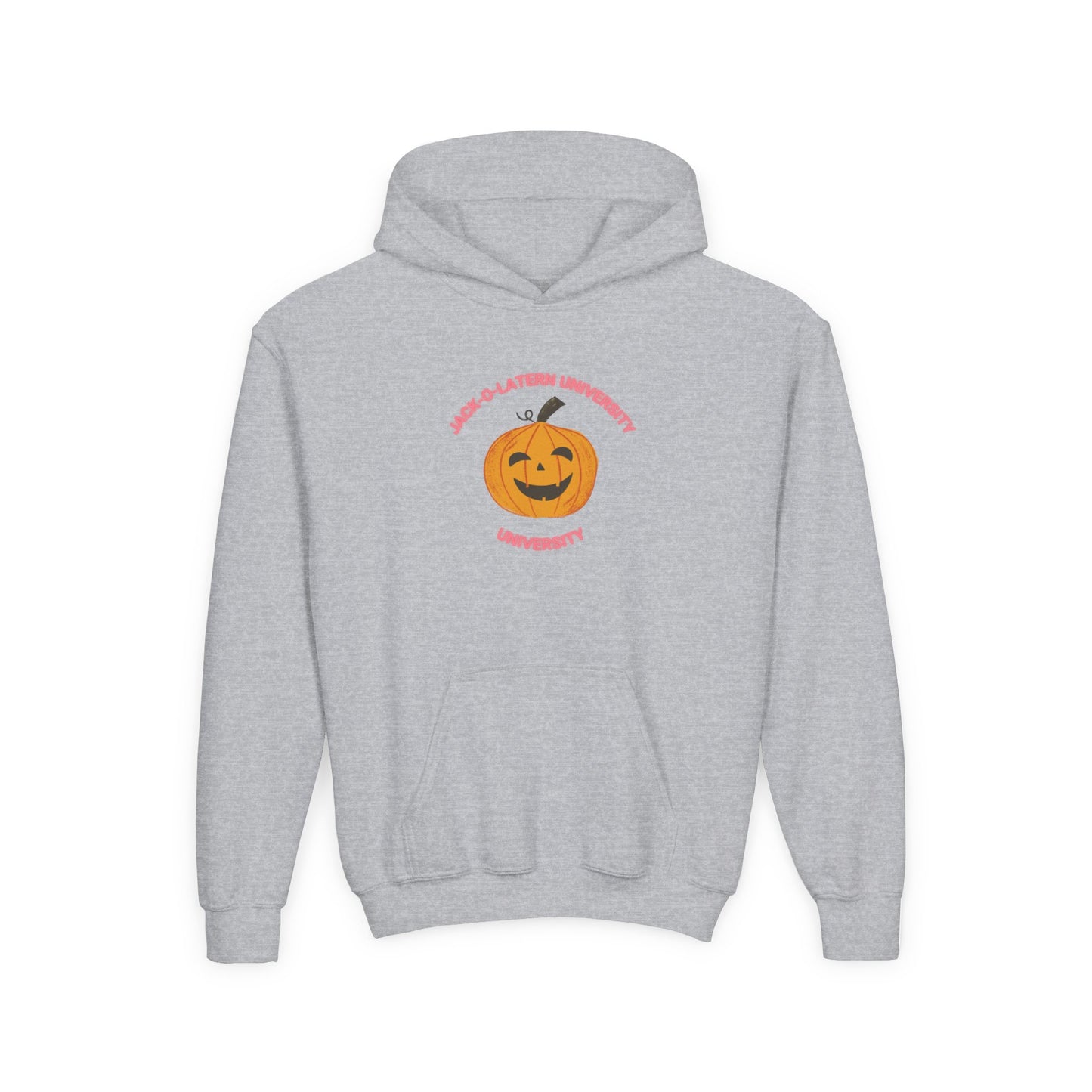 Youth Pumpkin Halloween Hoodie, Cozy Sweatshirt for Kids