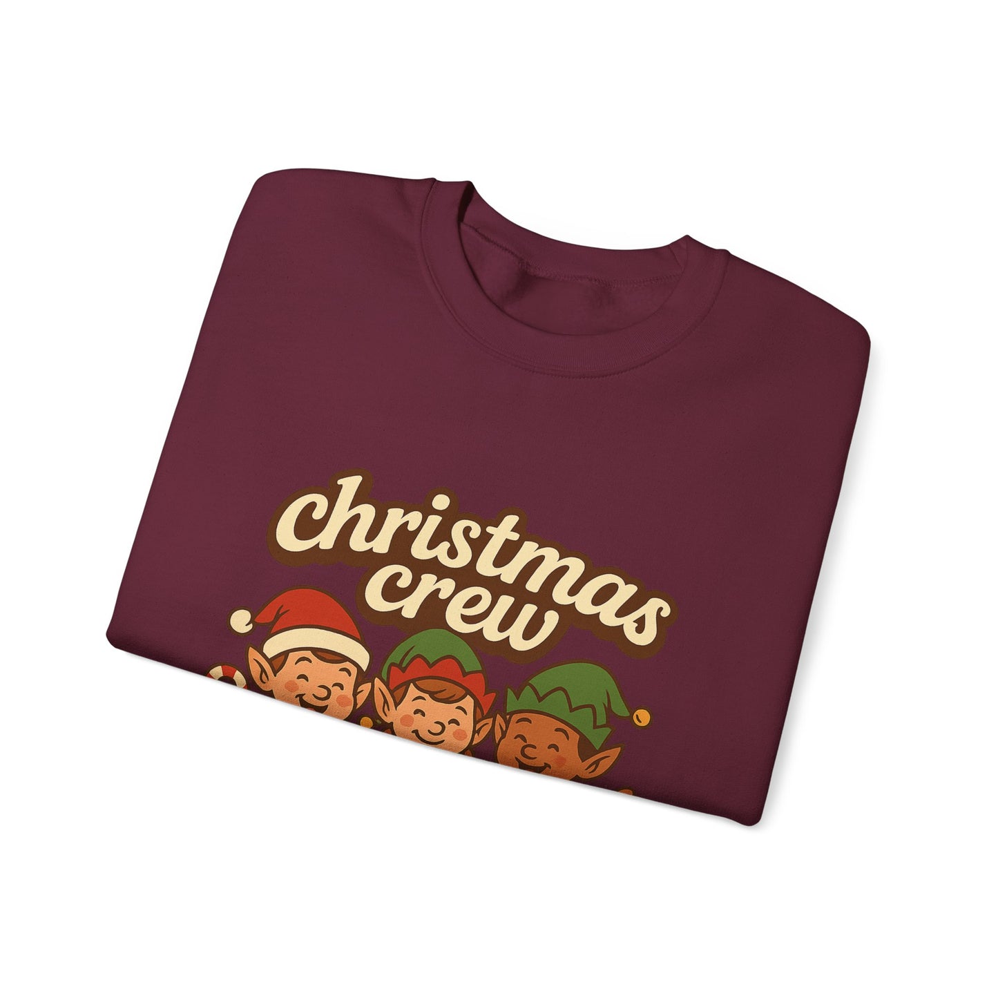 The crew of Christmas elves Unisex Heavy Blend™ Crewneck Sweatshirt