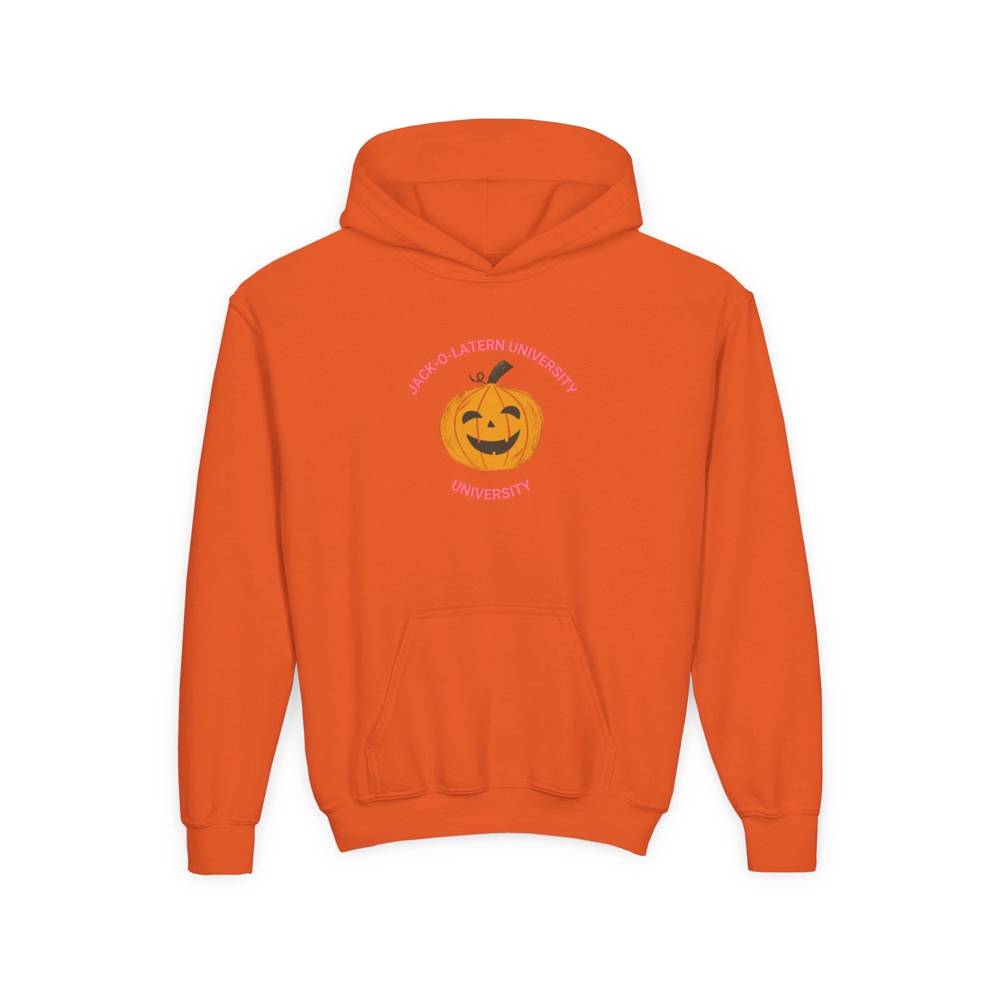 Youth Pumpkin Halloween Hoodie, Cozy Sweatshirt for Kids