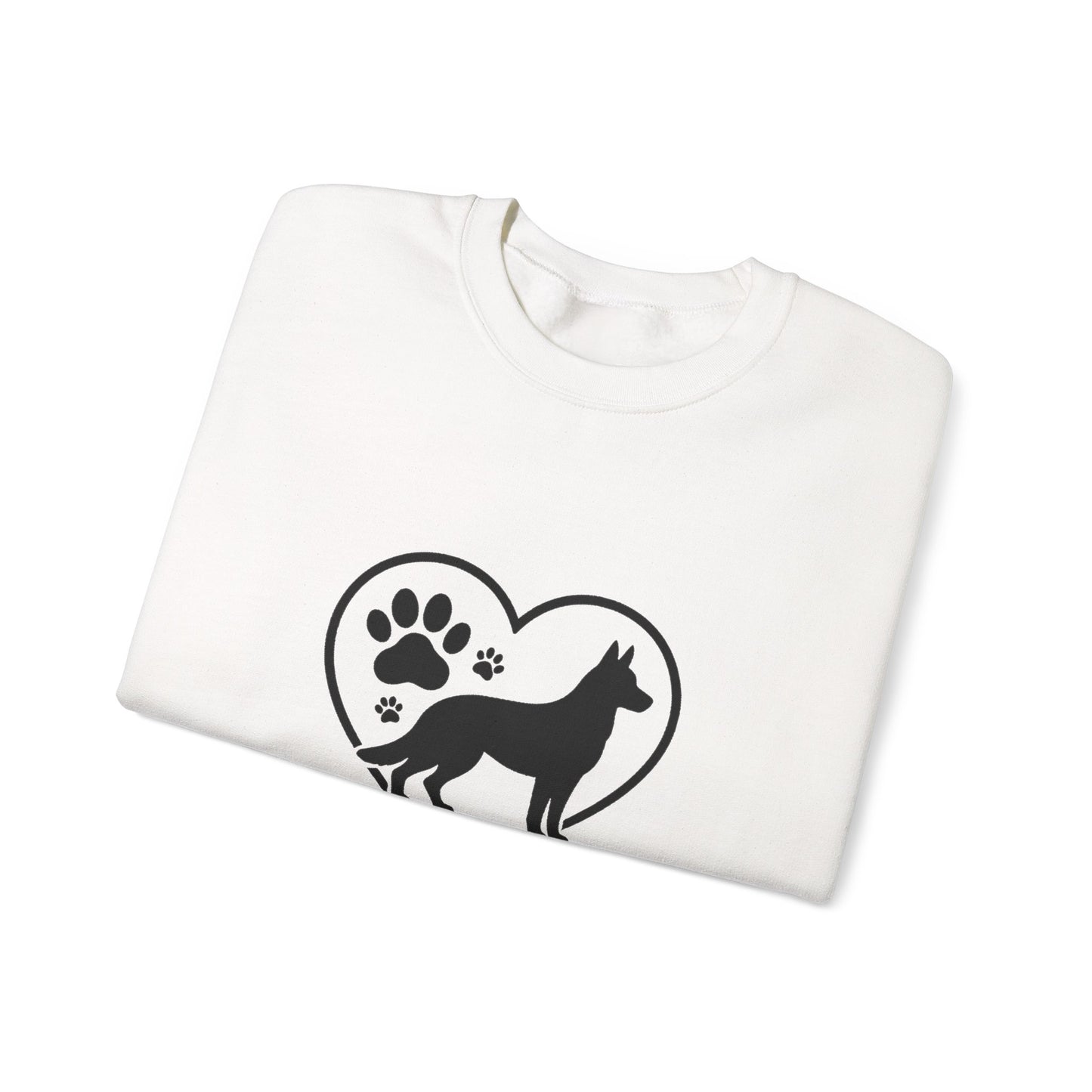 Pawprints of Love-Unisex Heavy Blend™ Crewneck Sweatshirt