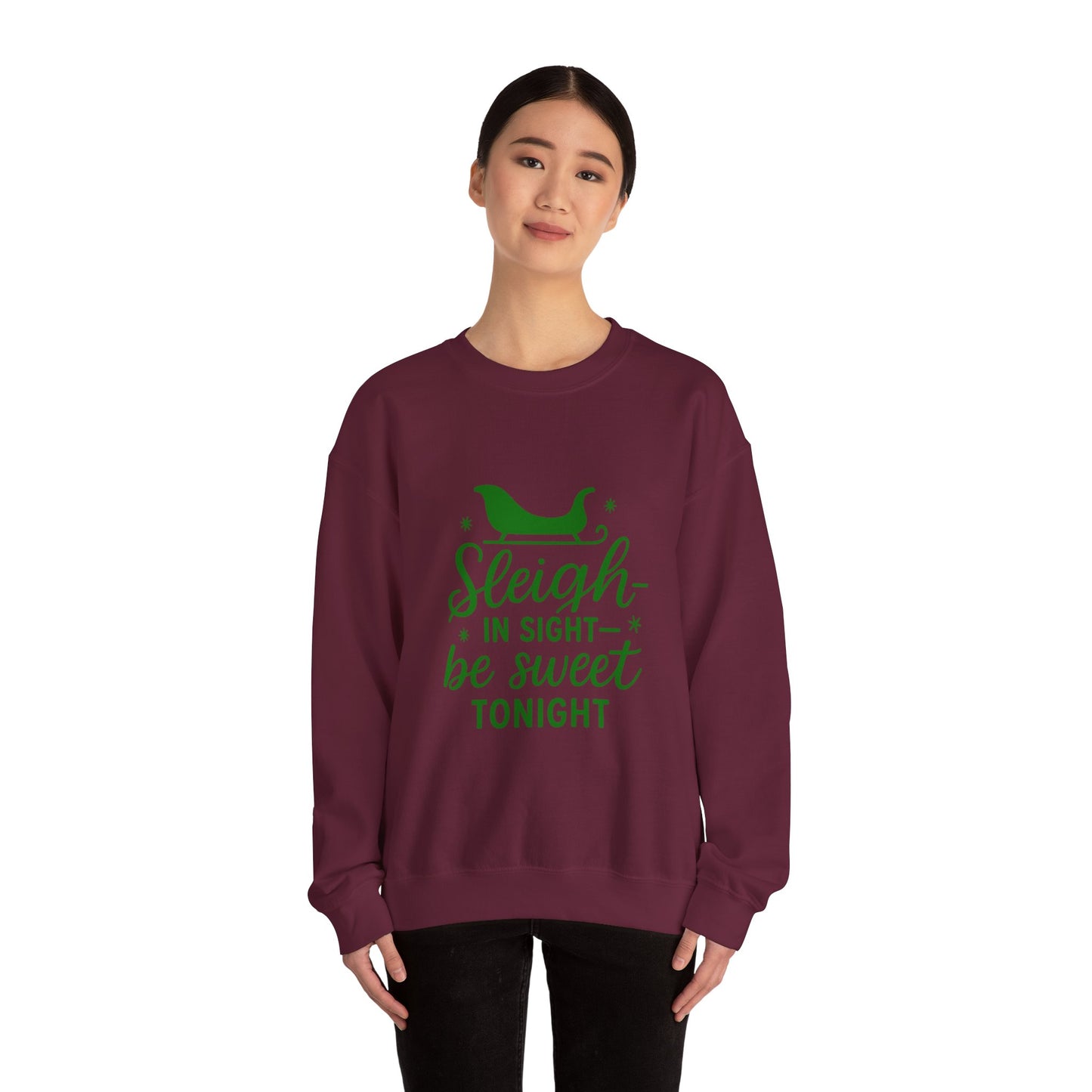 Holiday Cheer Crewneck Sweatshirt - Cozy, Fun Gift for Christmas, Winter Wear, Seasonal Fashion, Cozy Apparel, Festive Style