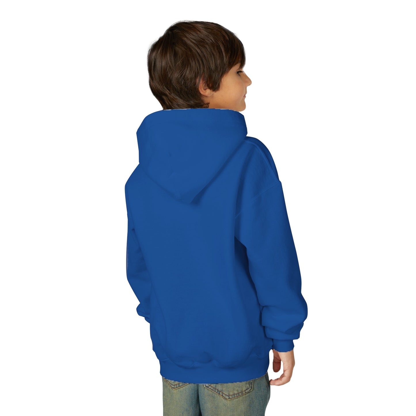 Youth Halloween Sweatshirt with Ghost and Pumpkins