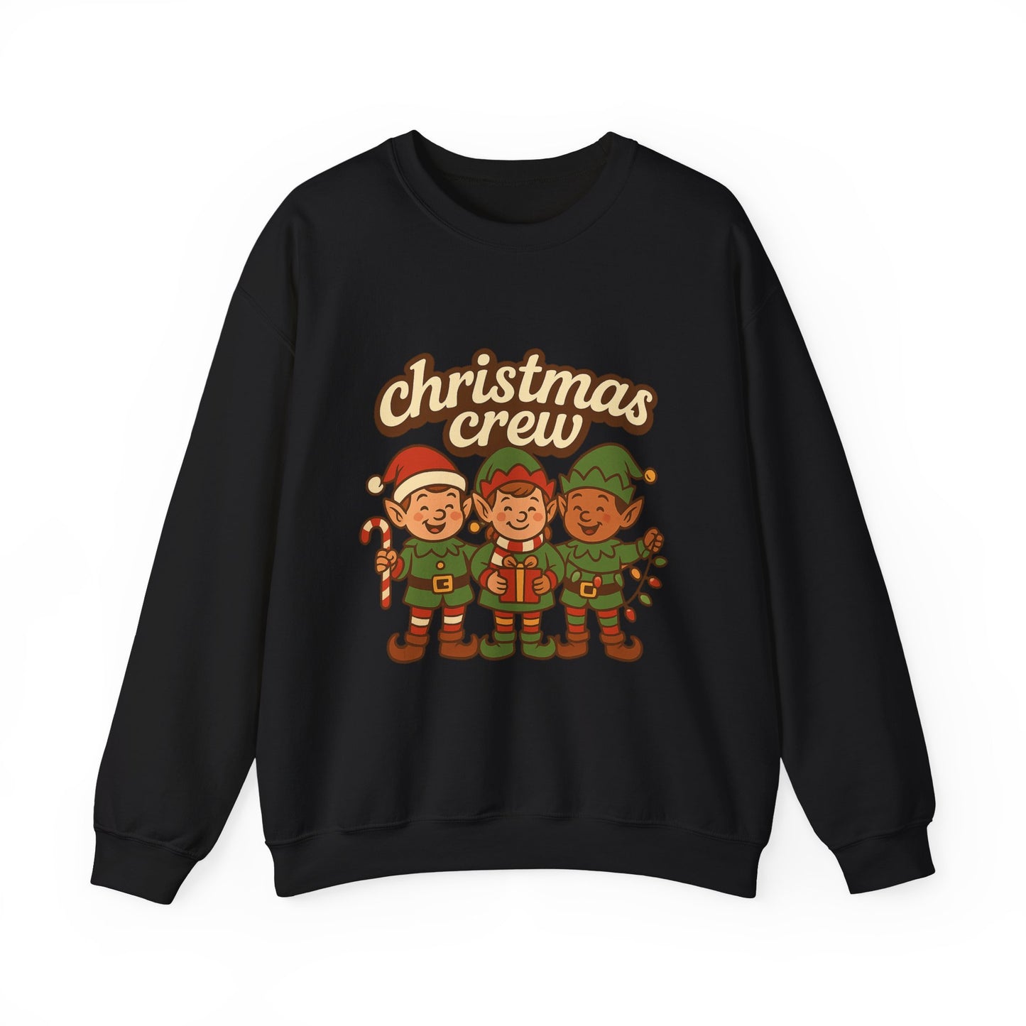 The crew of Christmas elves Unisex Heavy Blend™ Crewneck Sweatshirt