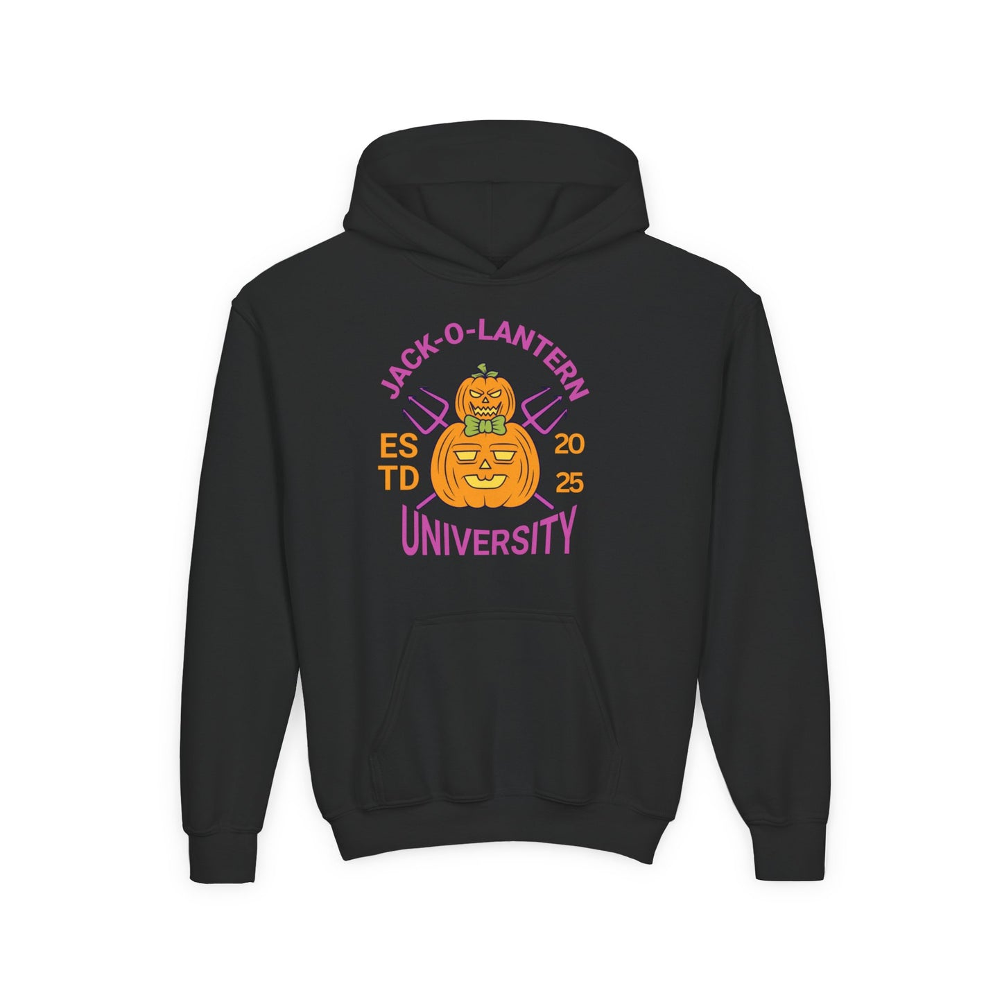 Jack-O-Lantern University Hoodie for Halloween