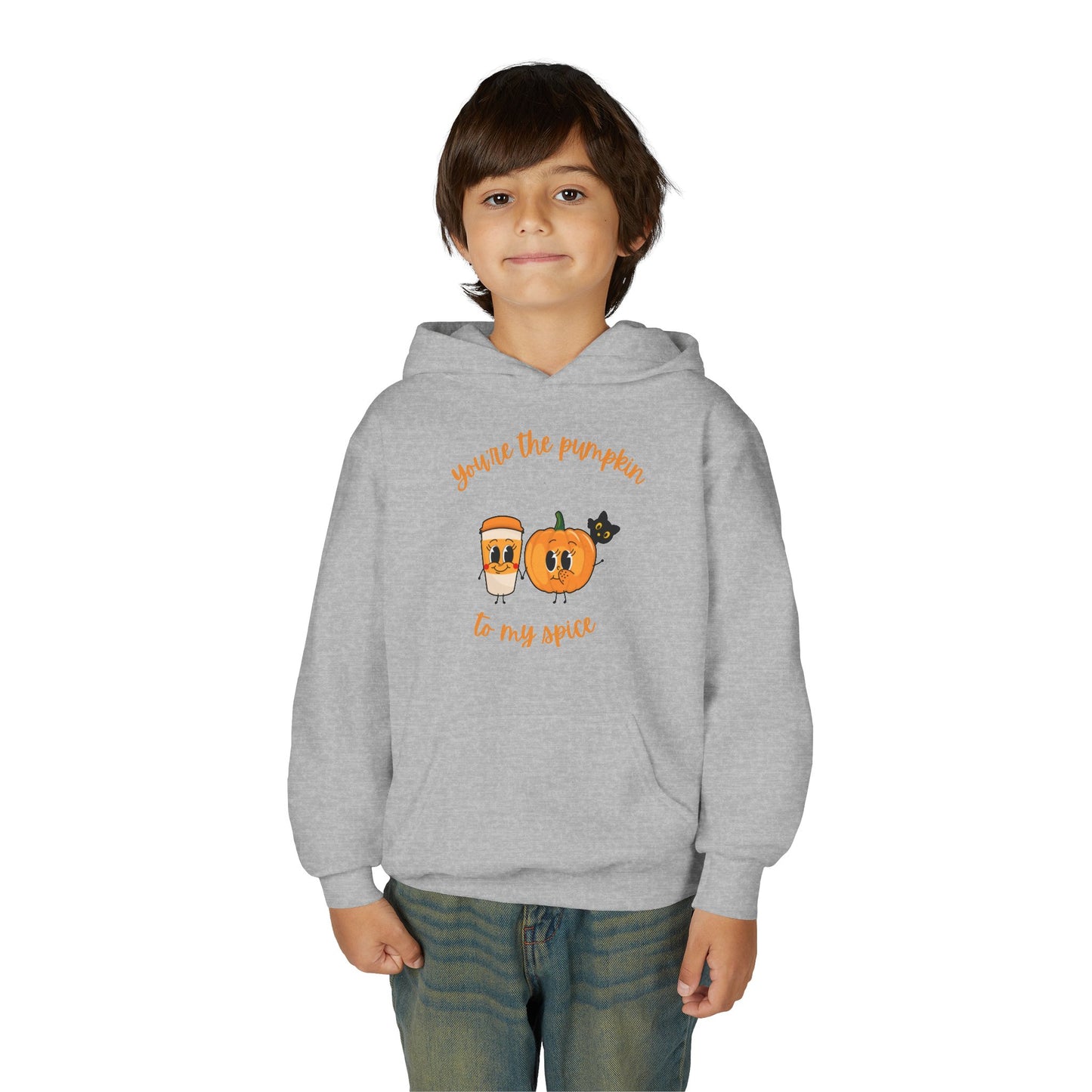 Cute Pumpkin Spice Youth Hoodie | Fall Sweatshirt