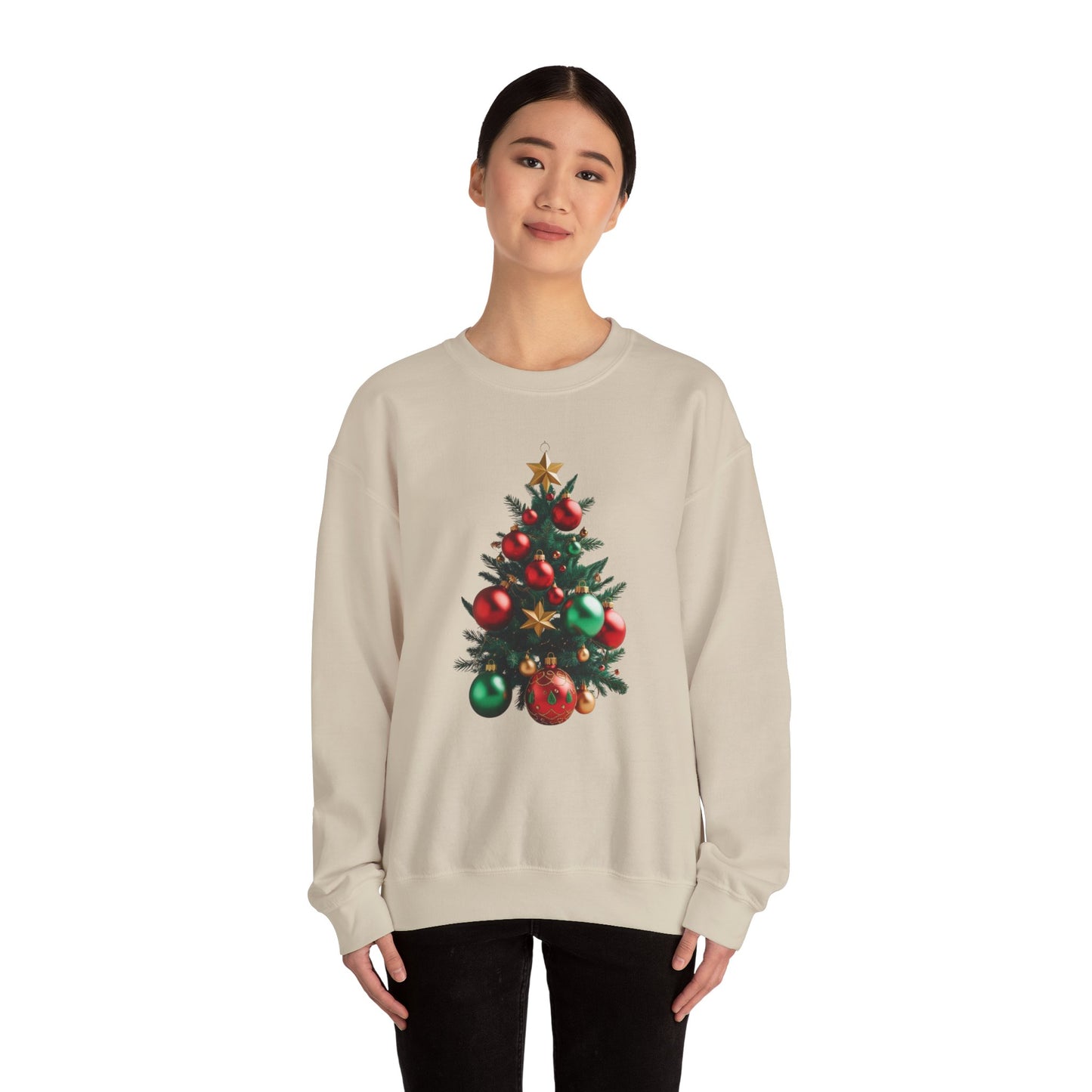 Christmas tree ornament design Unisex Heavy Blend™ Crewneck Sweatshirt