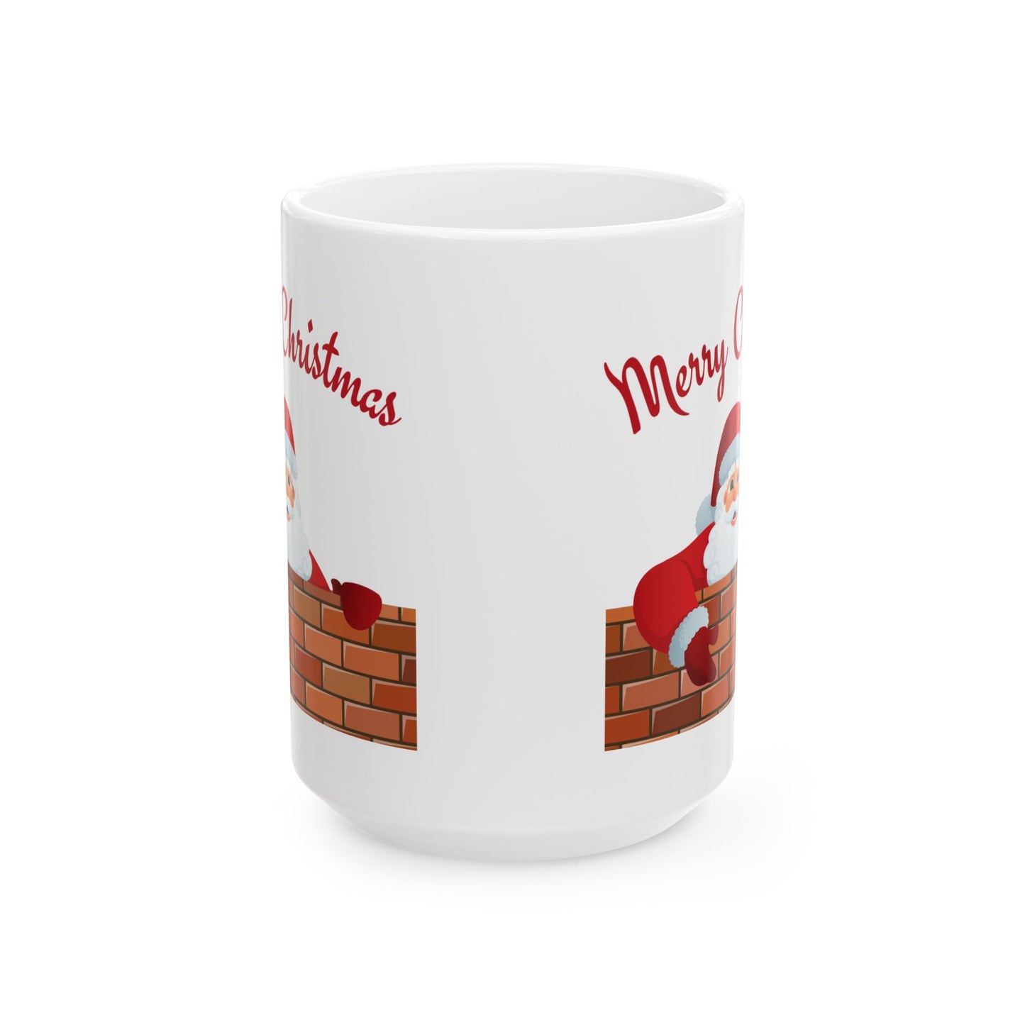 Santa Claus Christmas Mug - Festive Holiday Coffee Cup, Xmas Gift