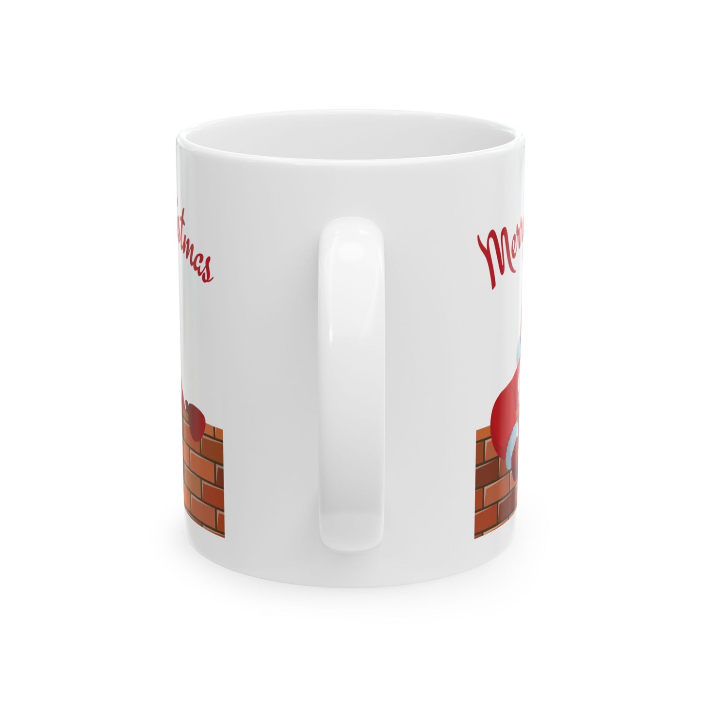 Santa Claus Christmas Mug - Festive Holiday Coffee Cup, Xmas Gift
